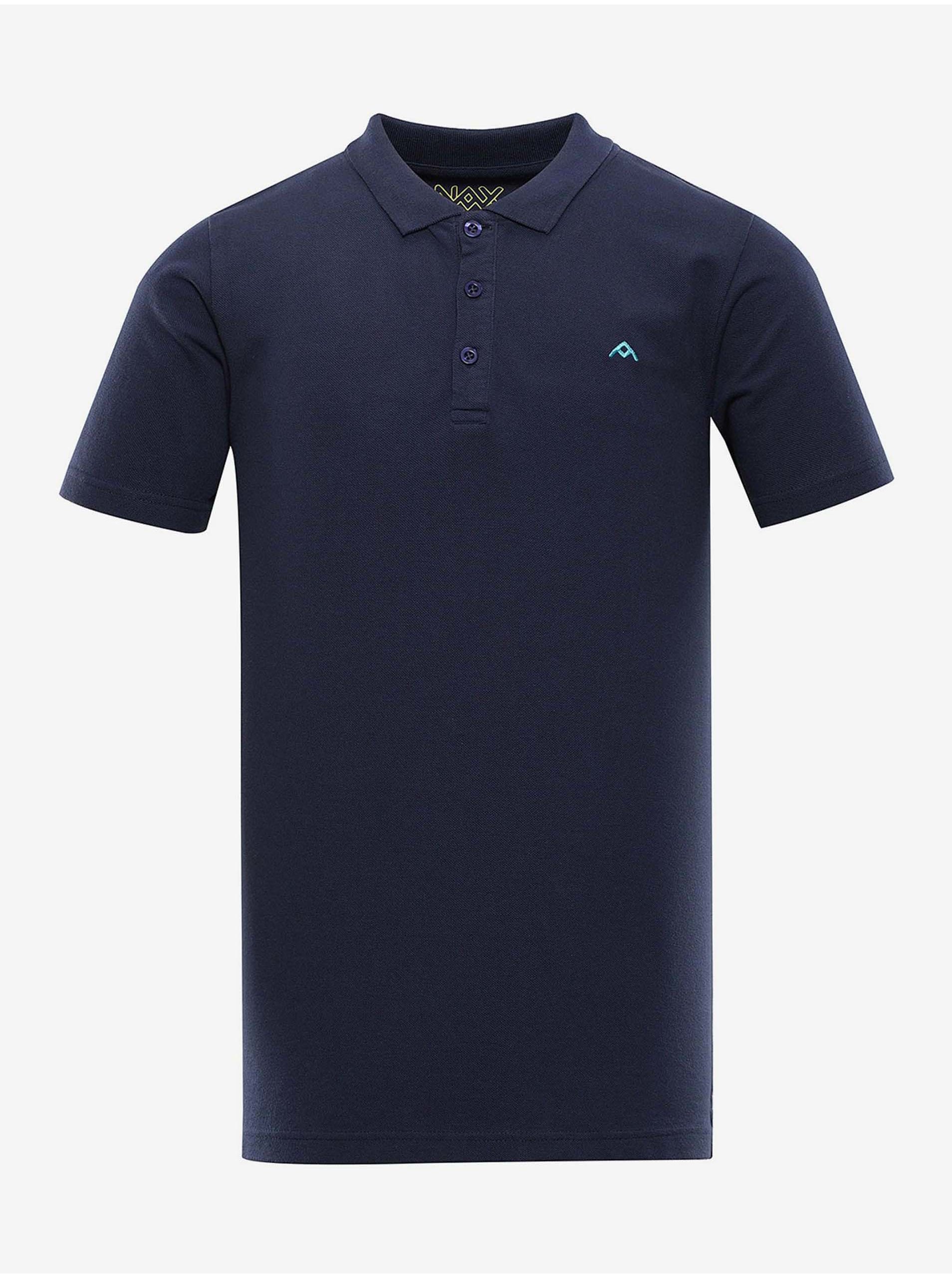 E-shop Modré pánské bavlněné triko NAX BEVIOC