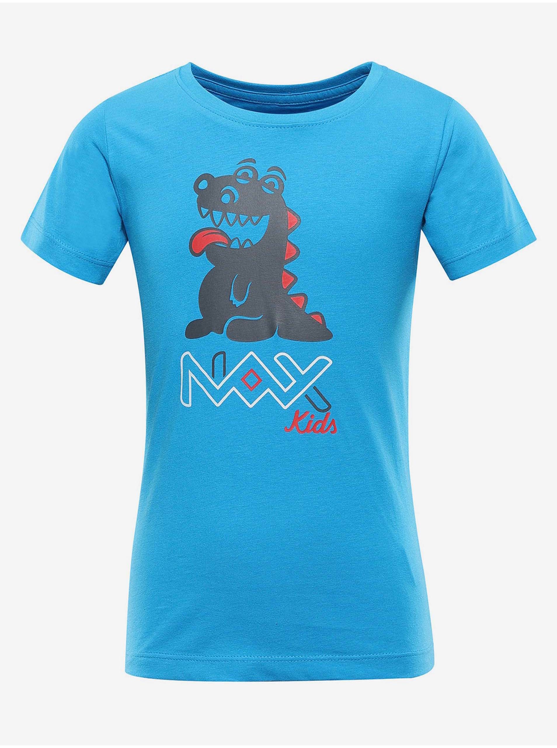 E-shop Modré dětské tričko s potiskem NAX Lievro