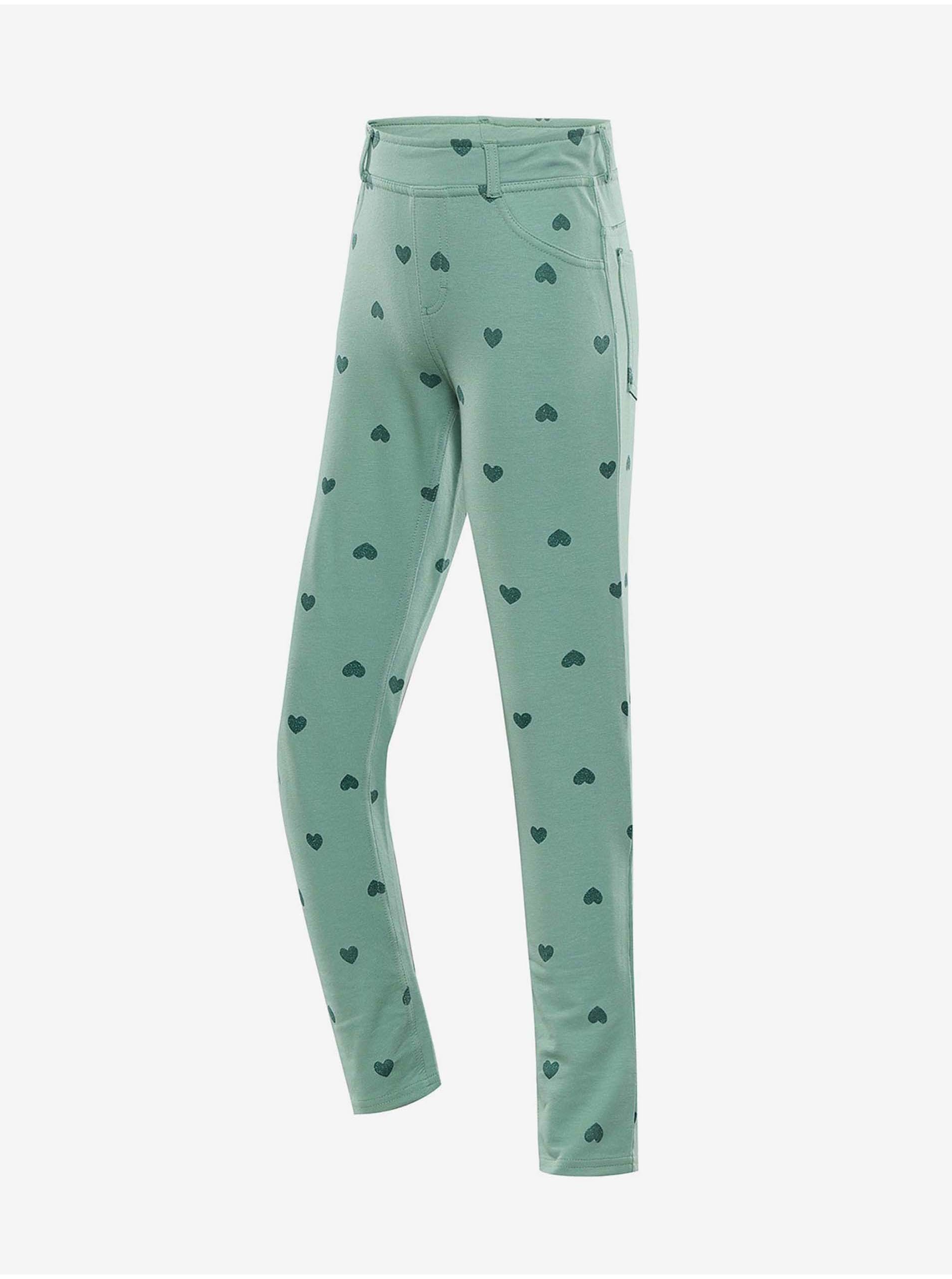 E-shop Dětské bavlněné kalhoty nax NAX LONGO zelená
