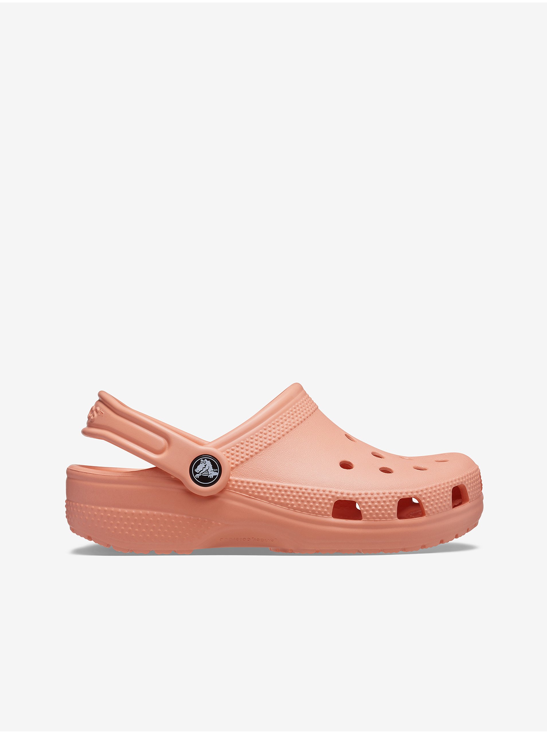 Lacno Marhuľové detské papuče Crocs