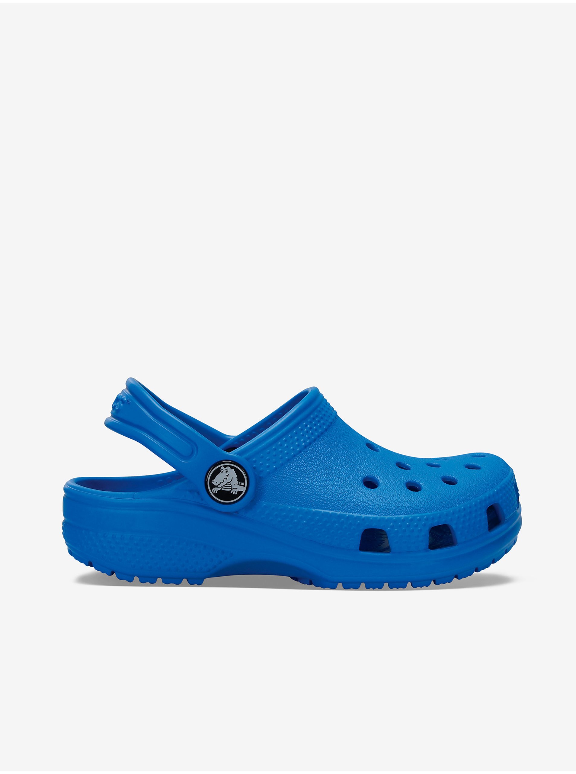 Lacno Modré detské papuče Crocs