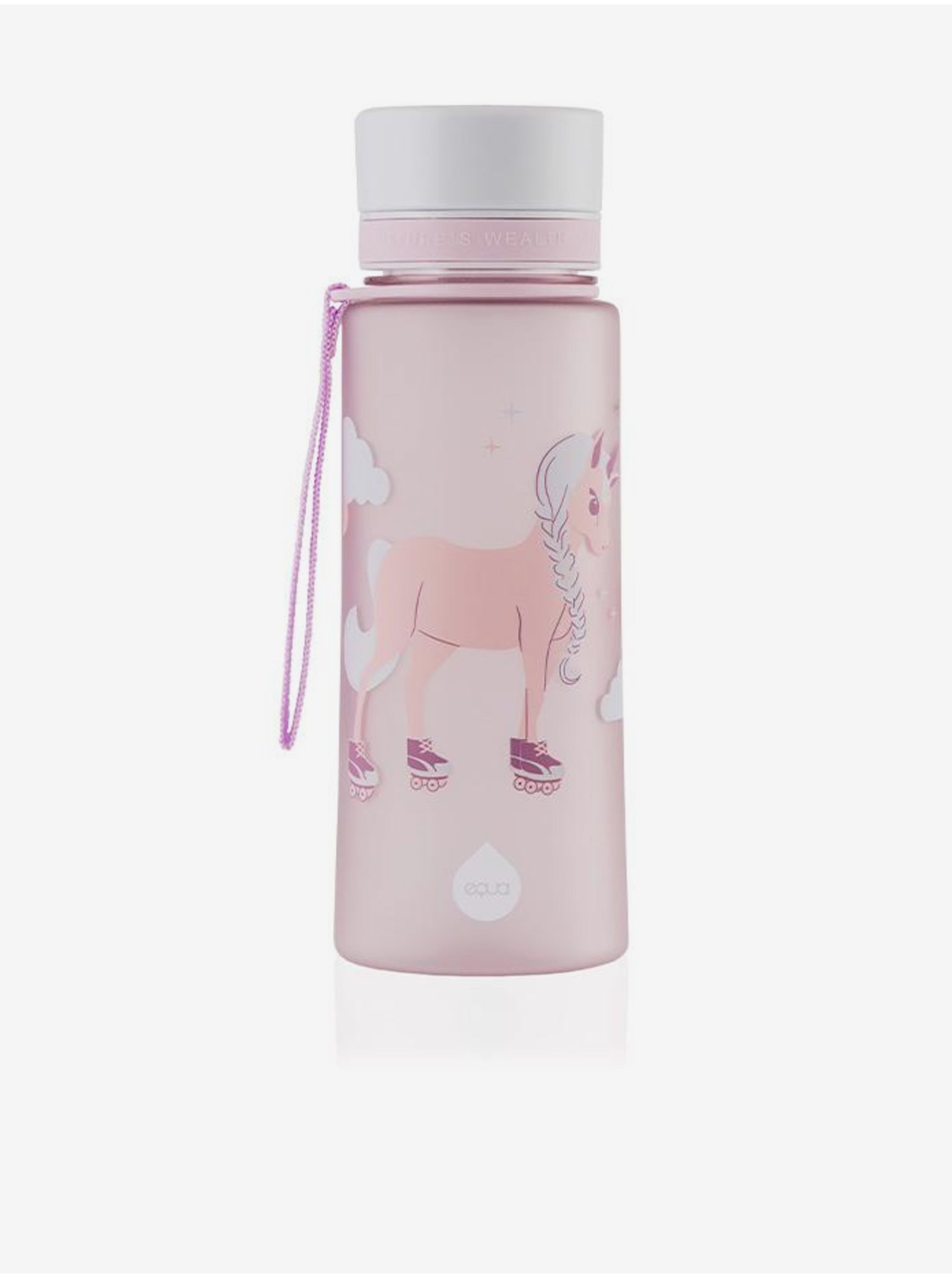 Levně Equa Plastová lahev bez BPA Unicorn 600 ml