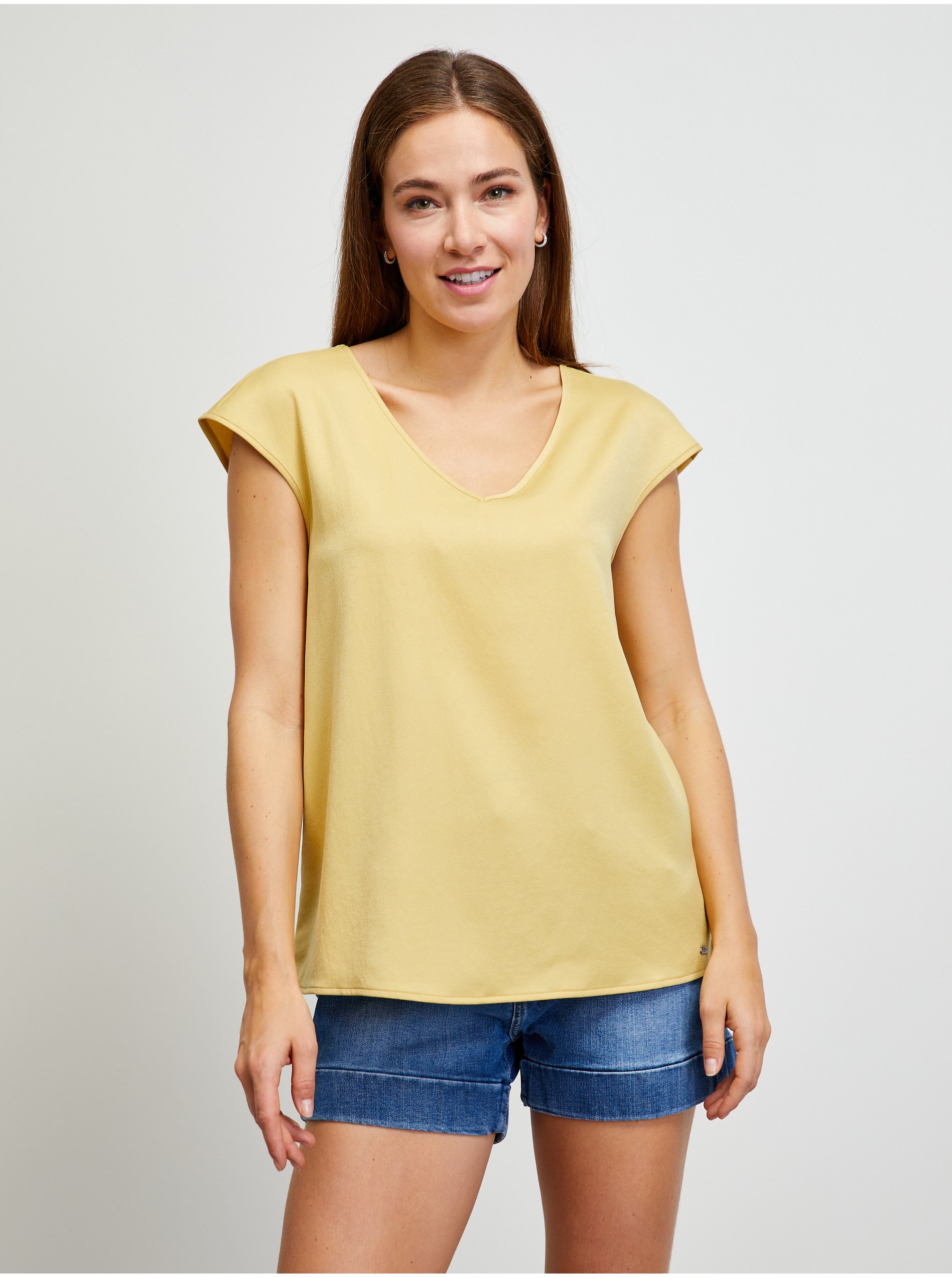 Lacno Topy a tričká pre ženy ZOOT.lab - žltá