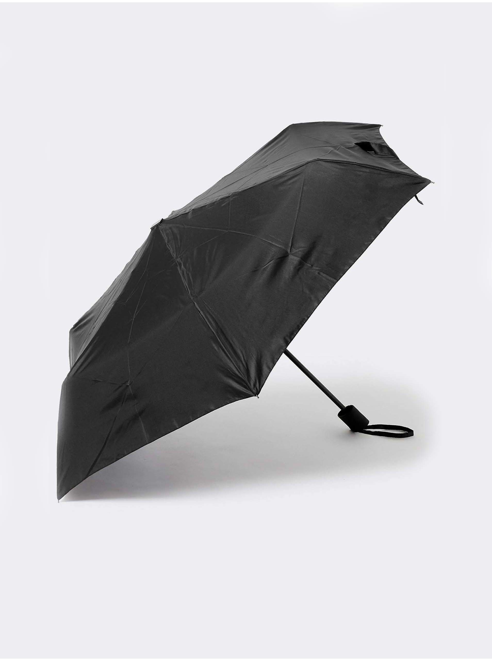 Levně Deštník z recyklovaného polyesteru s technologií Windtech™ Marks & Spencer černá