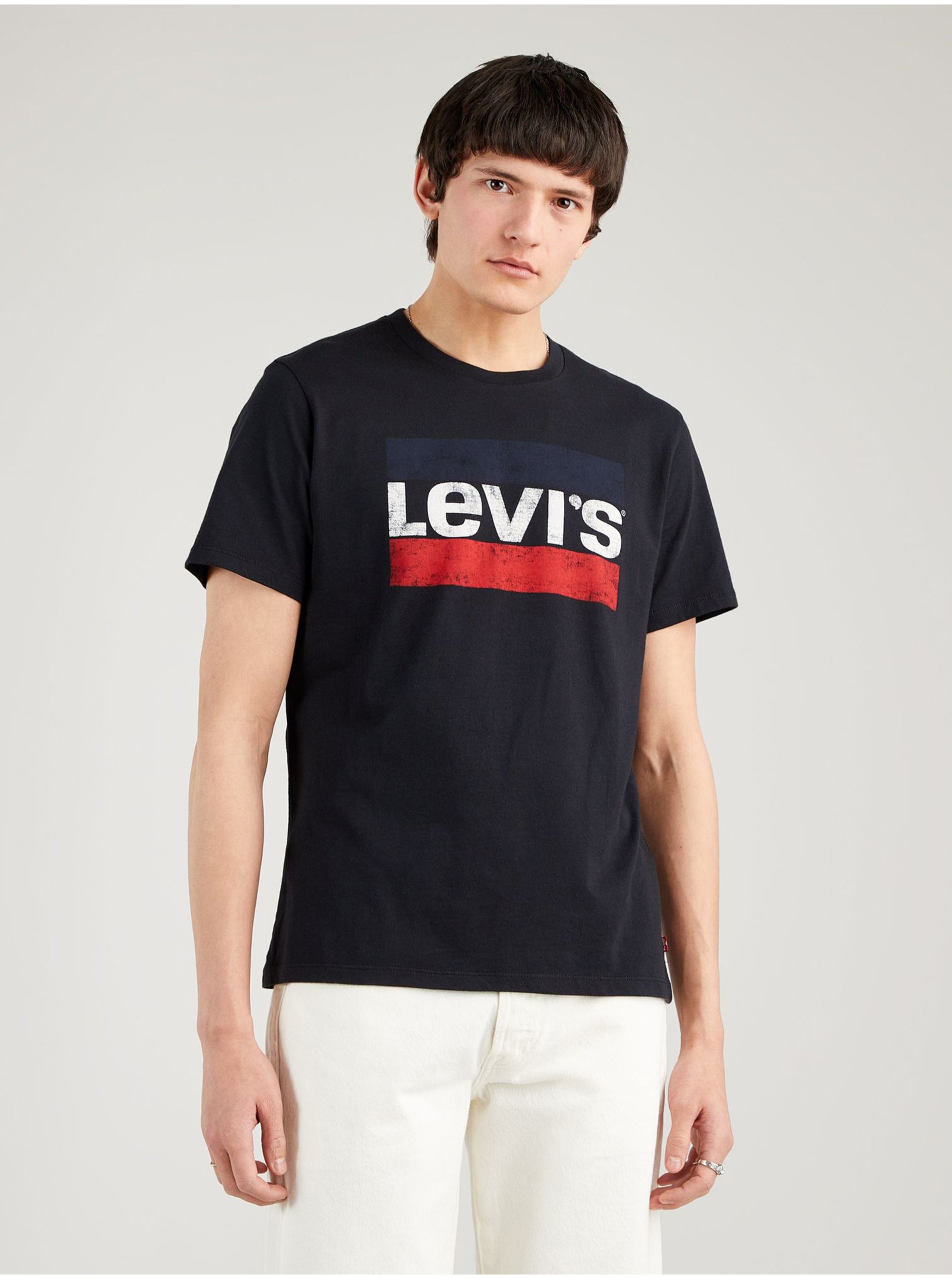 Lacno Čierne pánske tričko Levi's®
