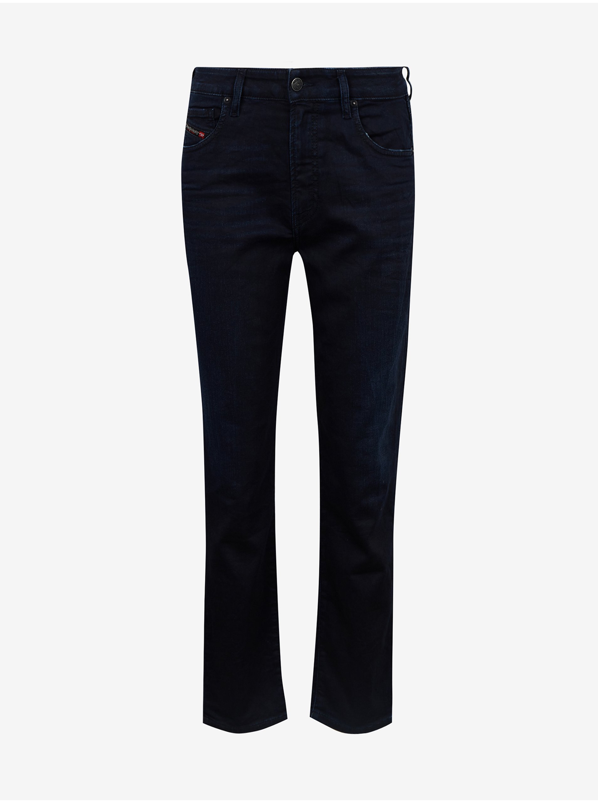 E-shop Tmavě modré dámské straight fit džíny Diesel Sweat Jeans