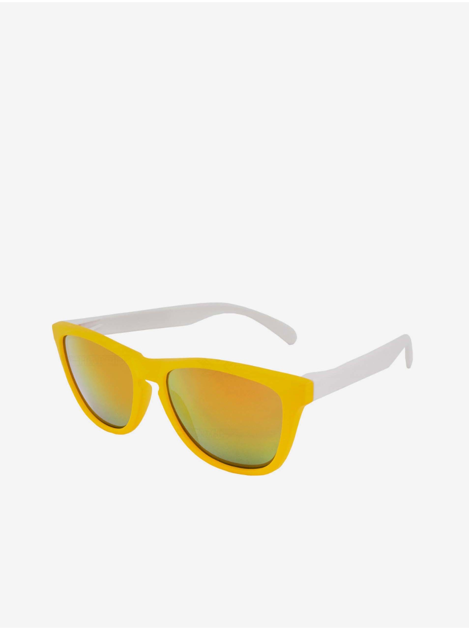 Levně VeyRey Sluneční brýle Nerd Cool žluto-bílé