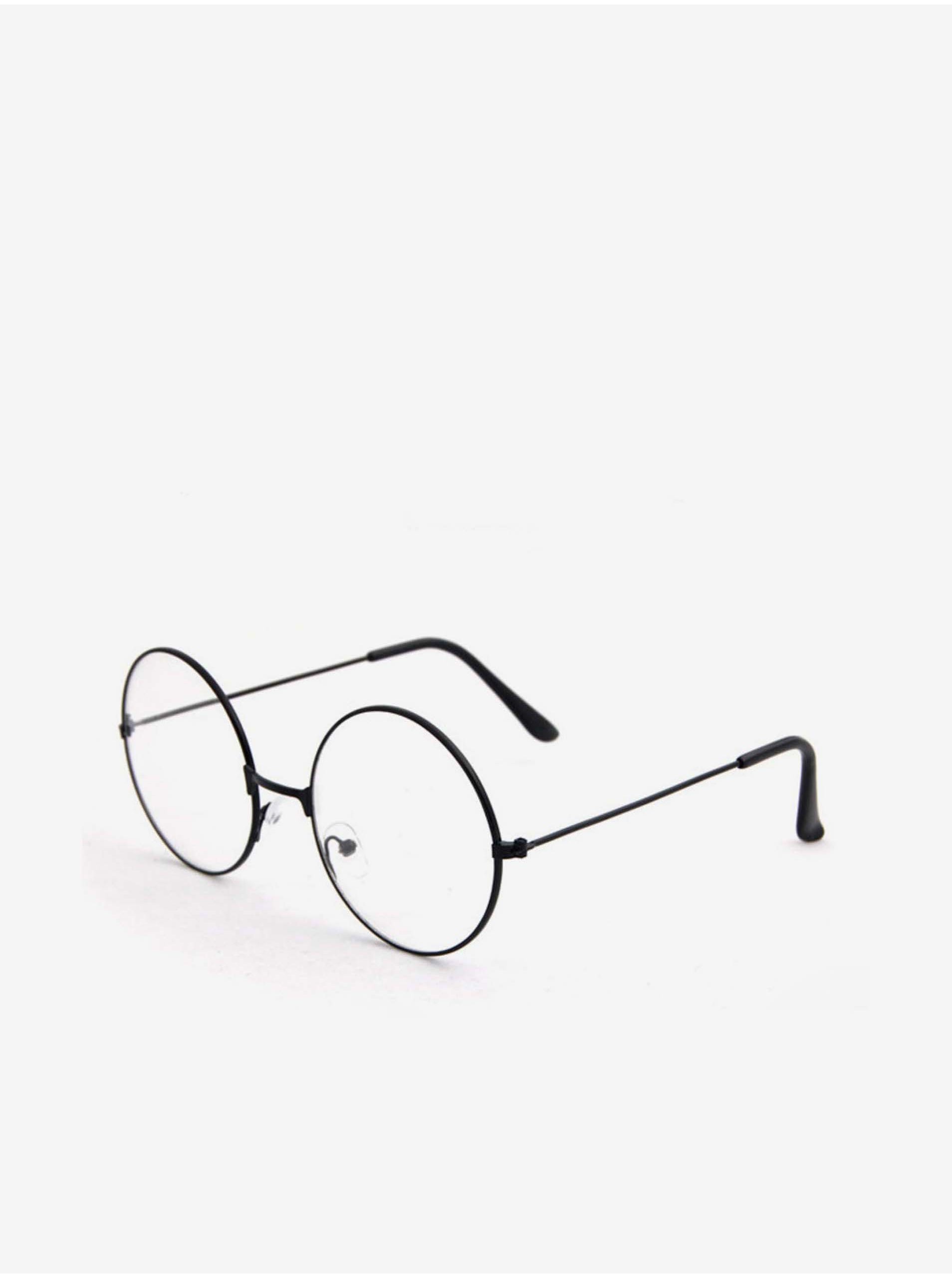 Levně VeyRey Brýle s čirými skly lenonky Batten černé