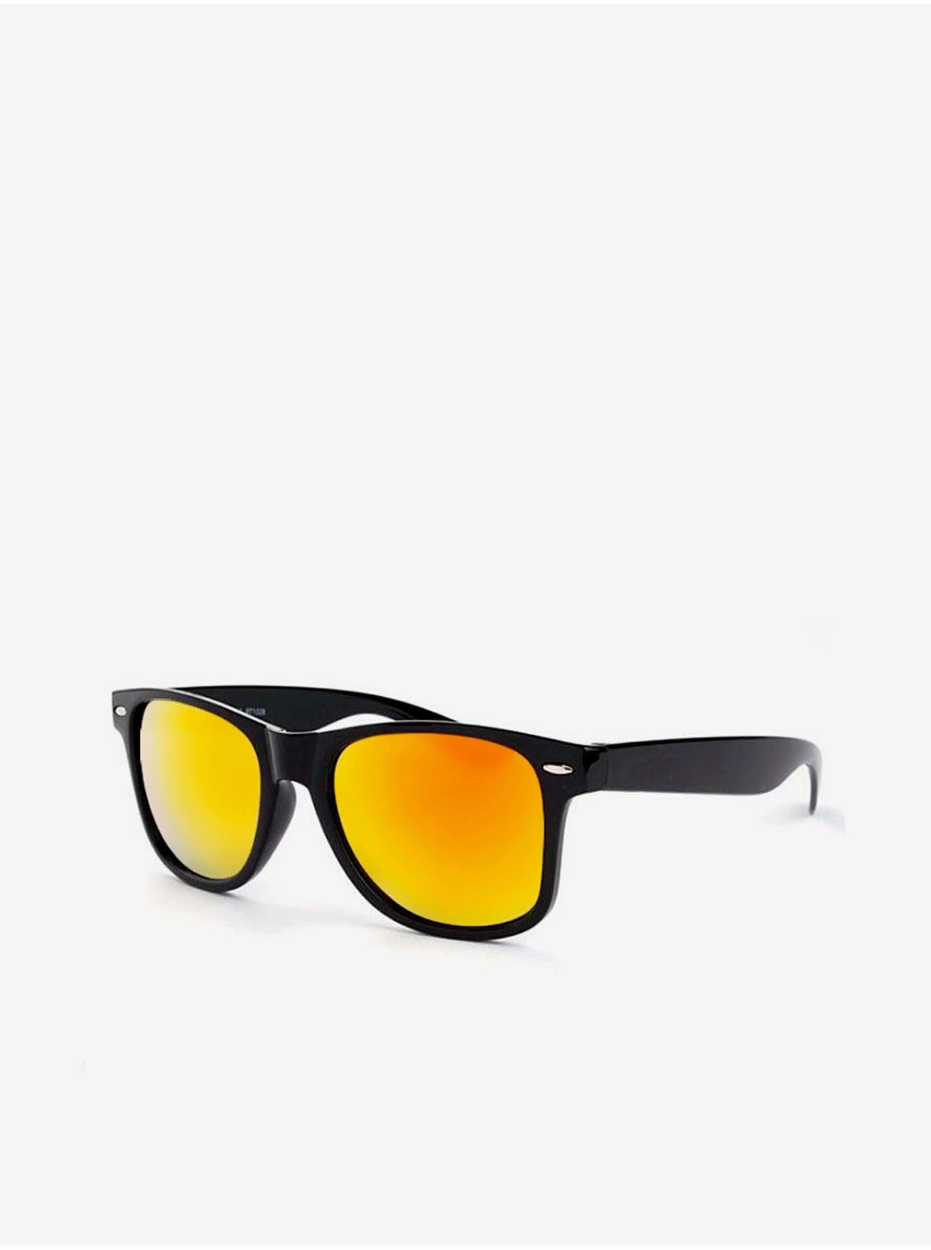 E-shop VeyRey Slnečné okuliare polarizačné Nerd čierne s červenými sklami