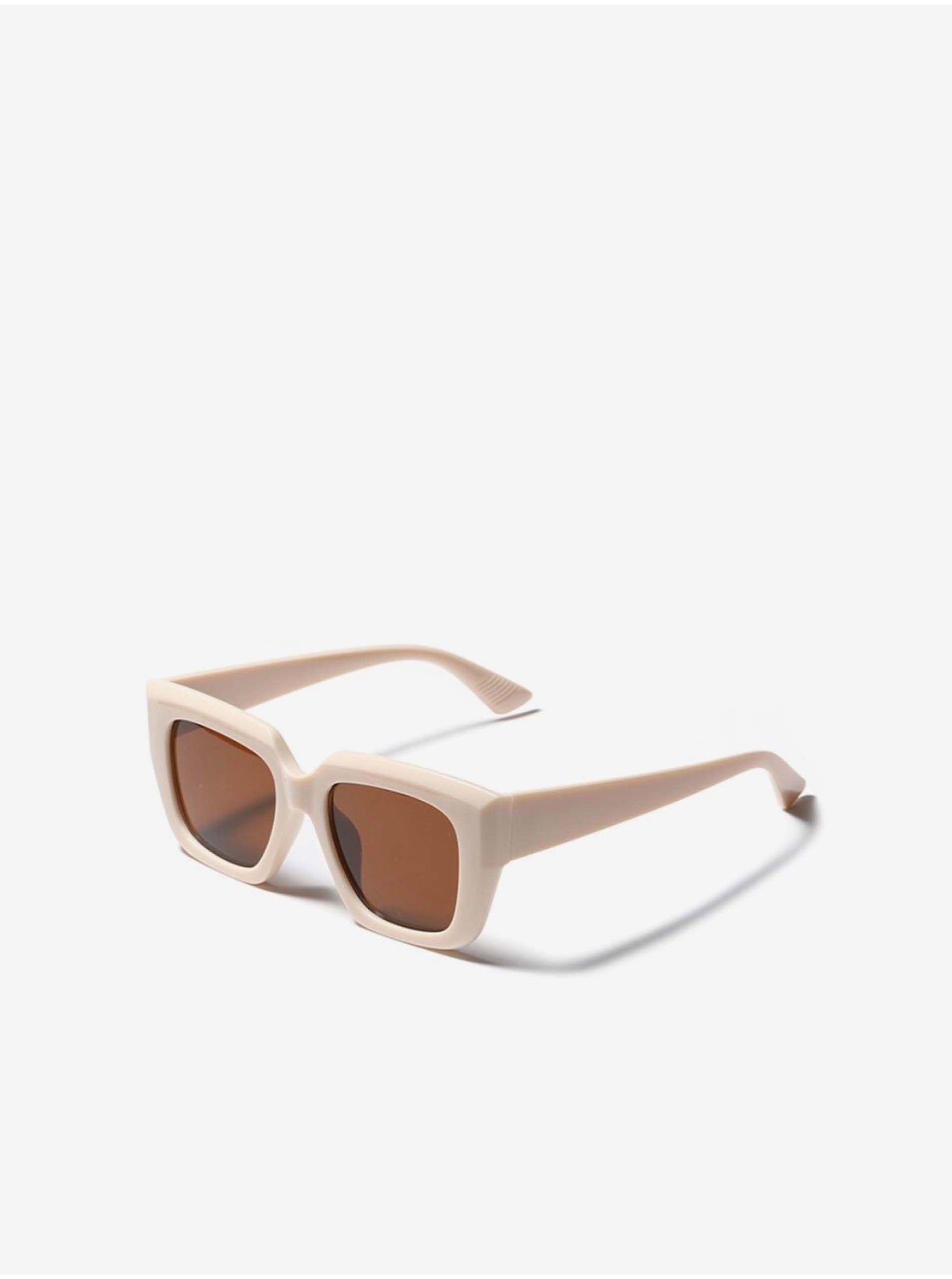 E-shop VeyRey Sluneční brýle hranaté Solbrit hnědé