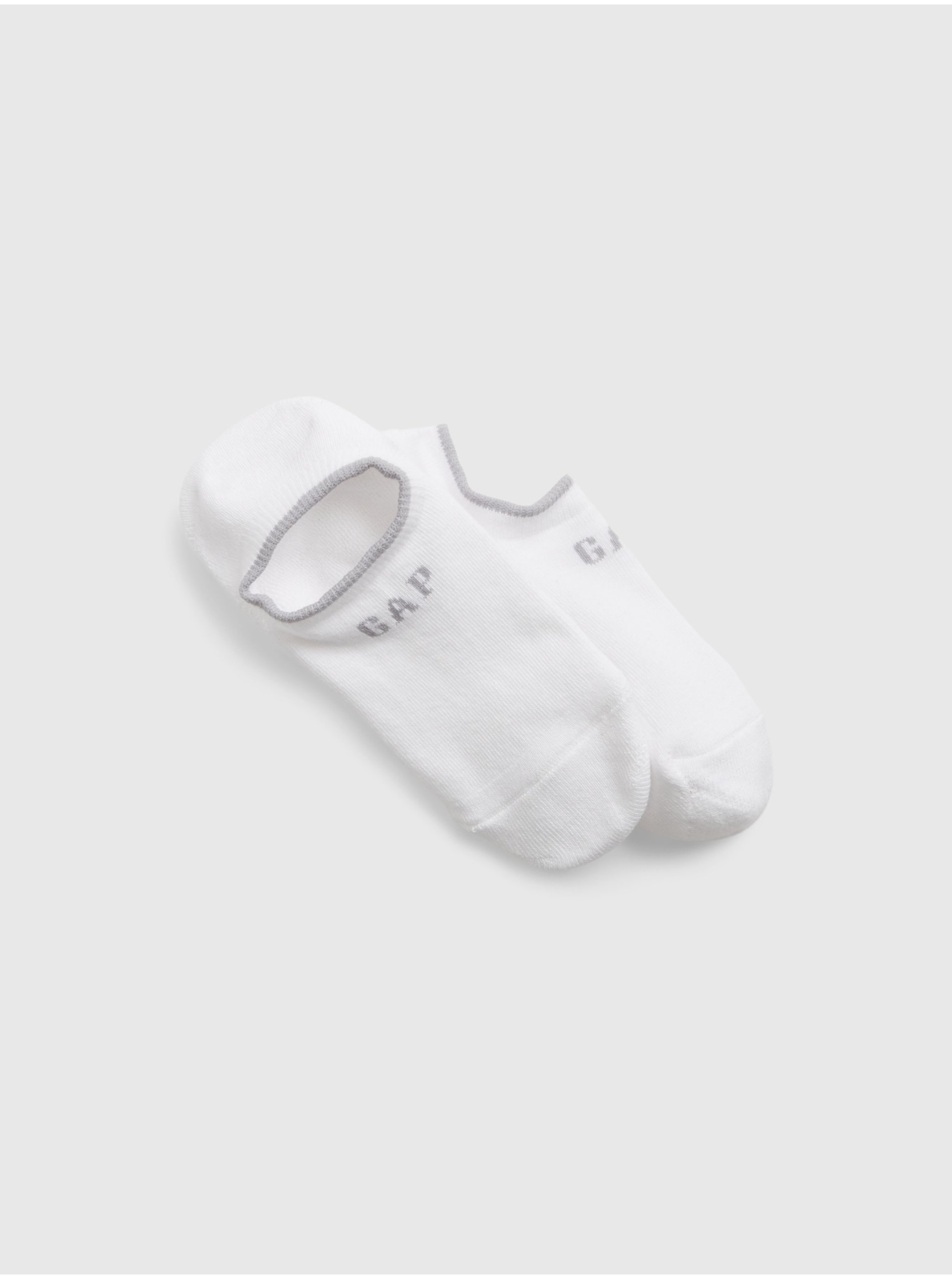 Lacno Biele nízke ponožky athletic unisex GAP