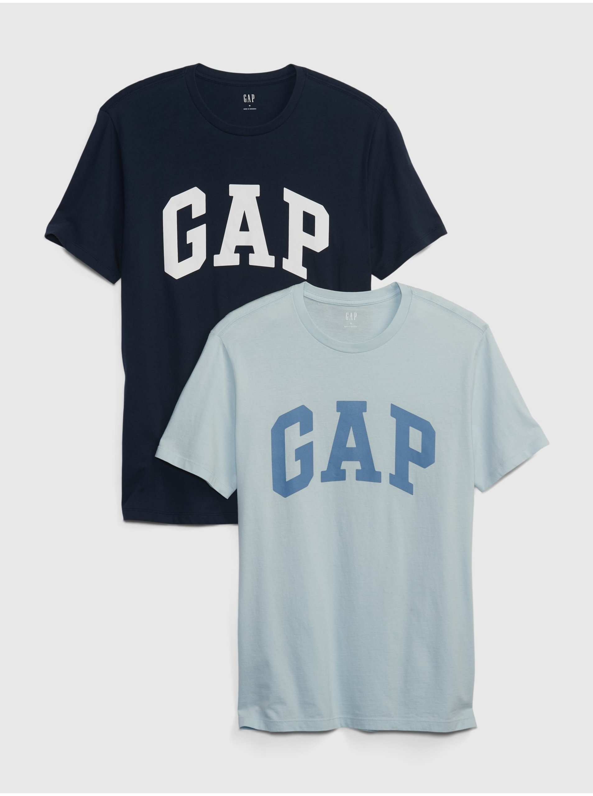 Levně Barevné pánské tričko s logem GAP, 2ks