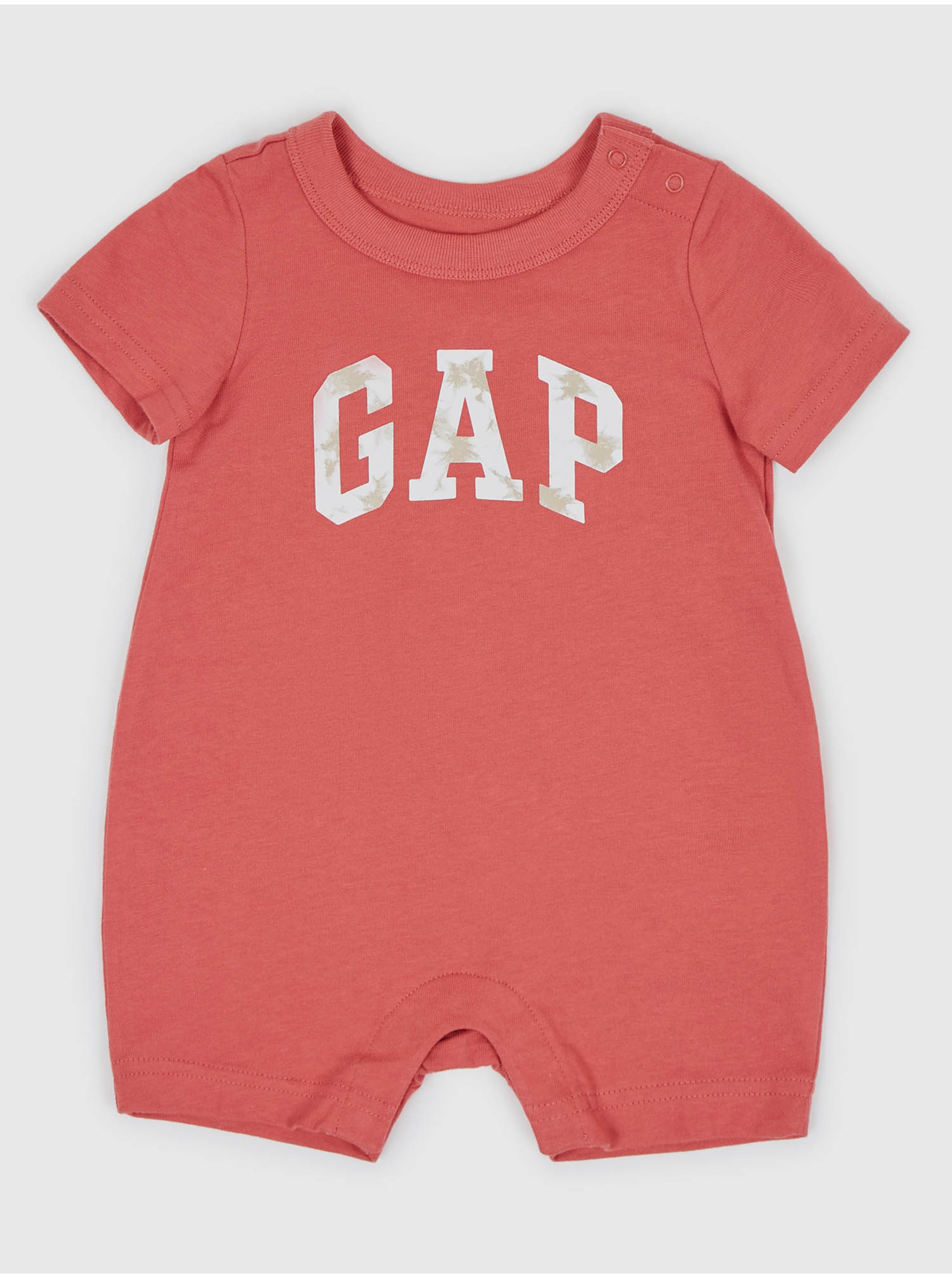 Lacno Červený detský overal s logom GAP baby