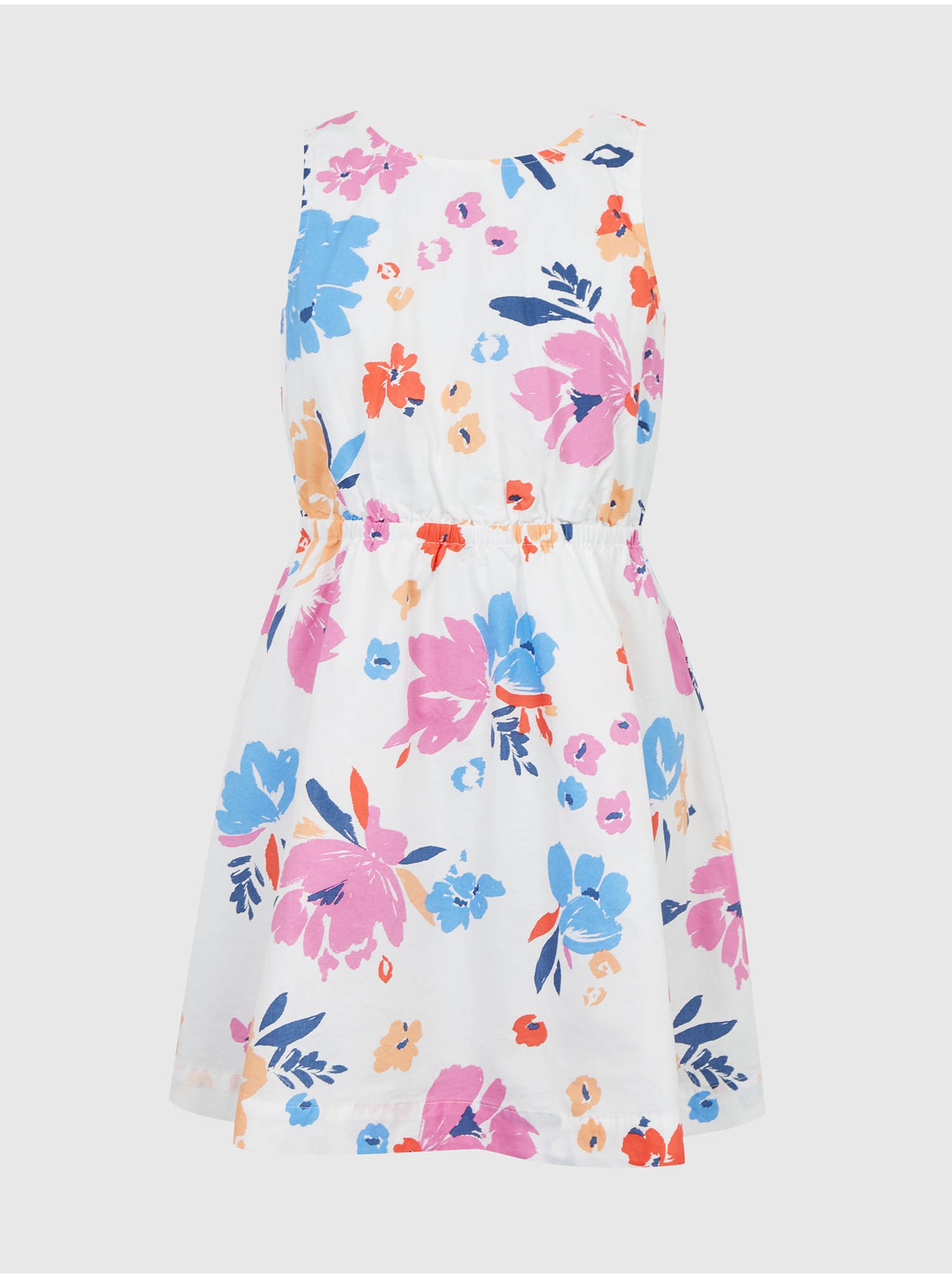 E-shop Barevné holčičí šaty květované šaty GAP
