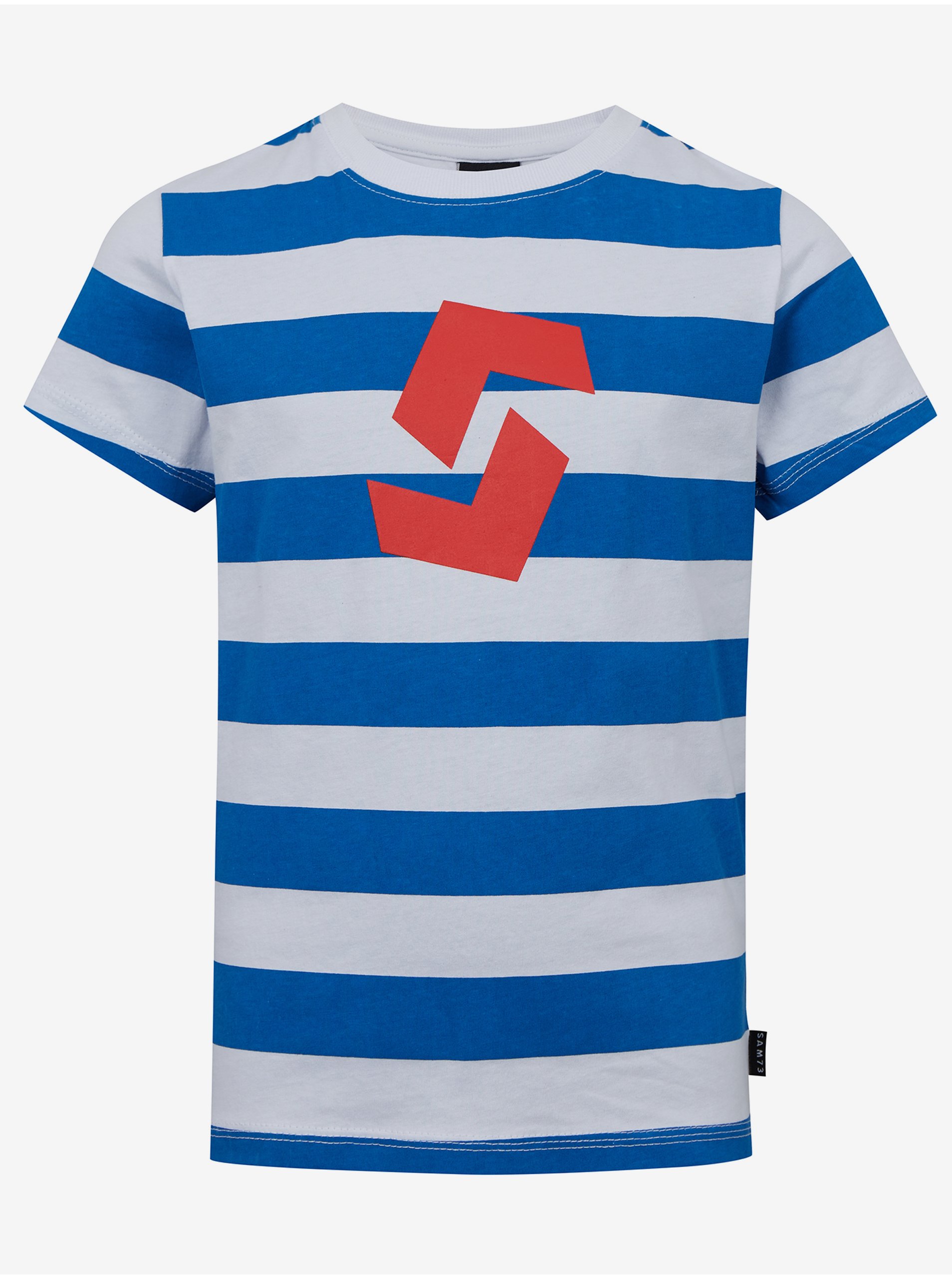 E-shop Modro-bílé klučičí pruhované tričko SAM 73 Stanley