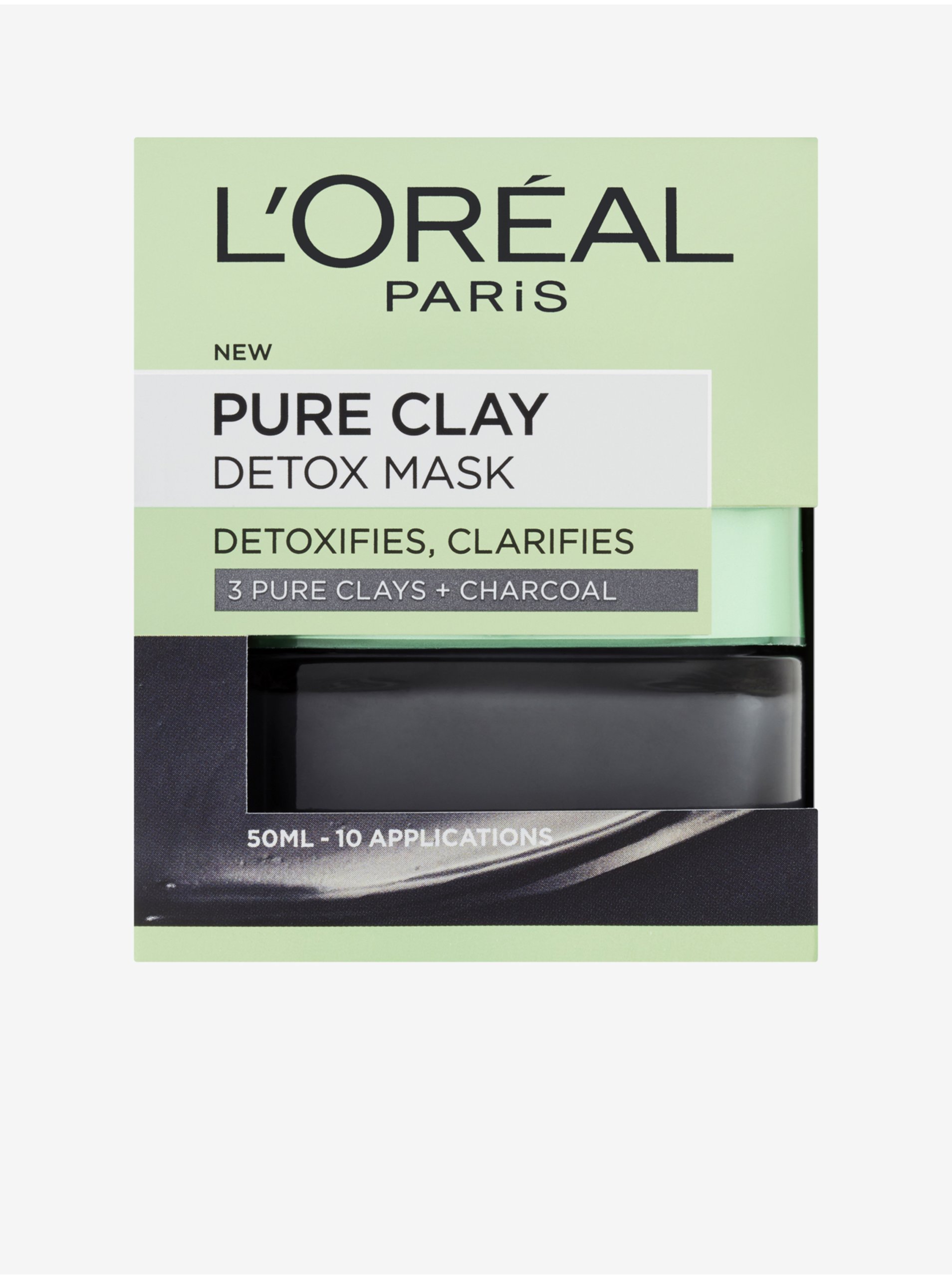 Levně Detoxikační maska L´Oréal Paris Pure Clay (50 ml)