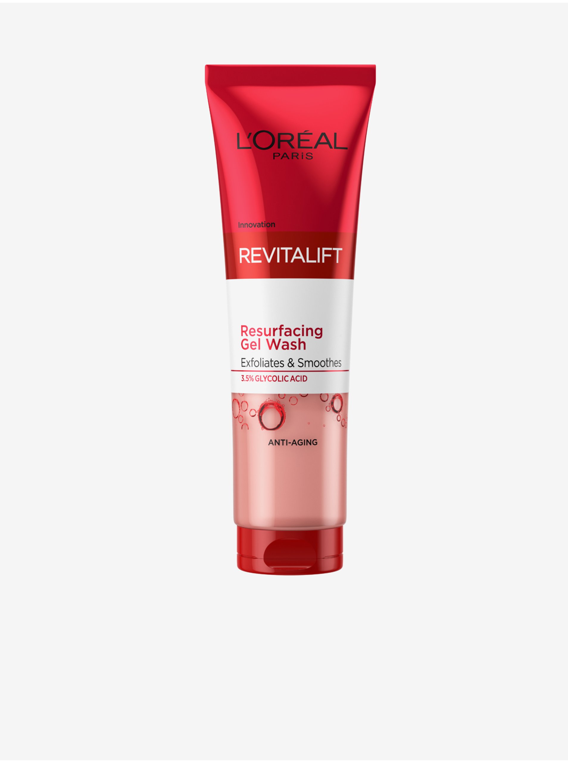 Levně Čistící gel s 3,5 % kyseliny glykolové L'Oréal Paris Revitalift (150 ml)