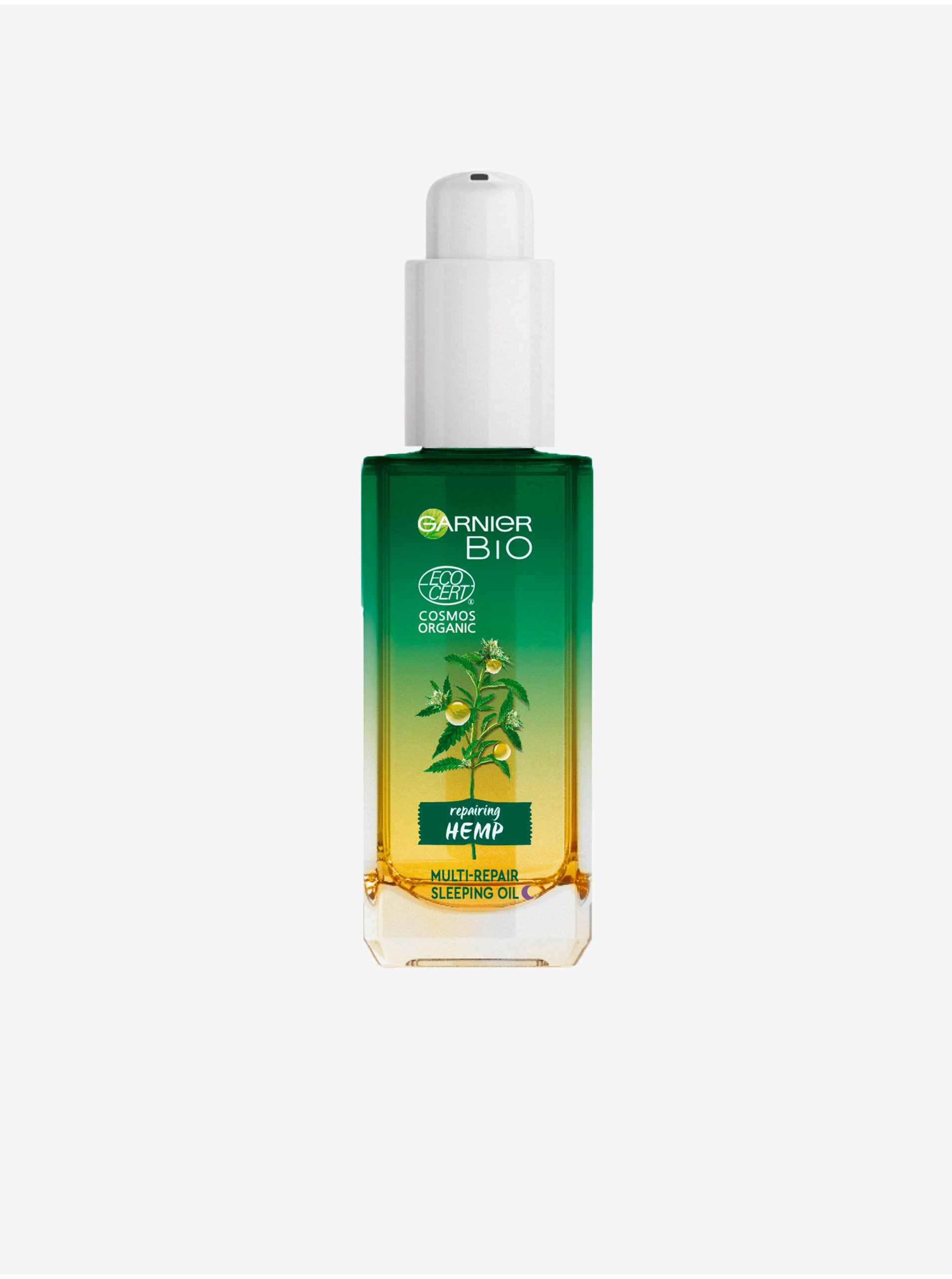 Levně Noční regenerační olej s konopím Garnier BIO (30 ml)
