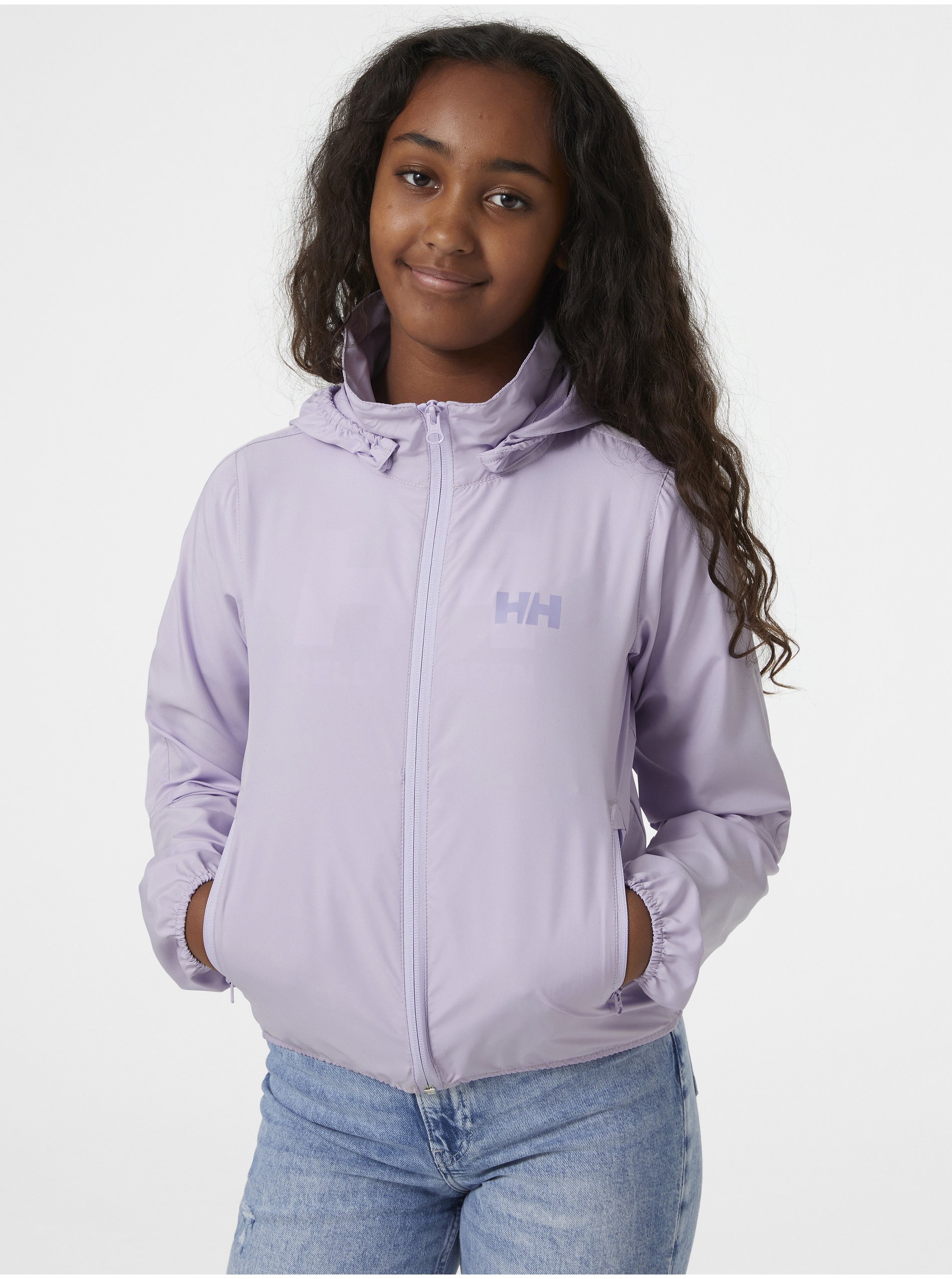 E-shop Světle fialová holčičí lehká bunda JACKET HELLY HANSEN