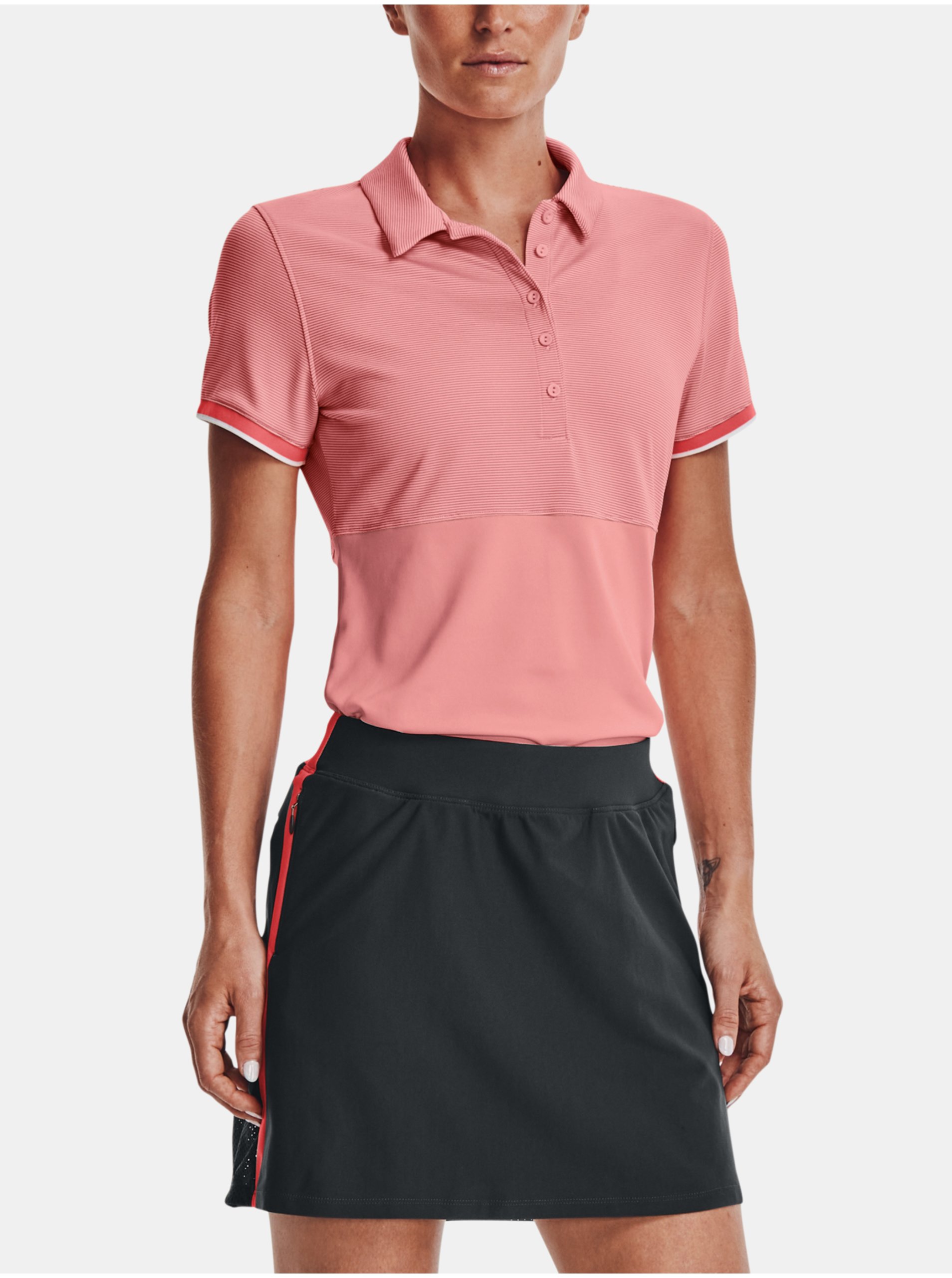 Levně Tričko Under Armour UA Zinger Point SS Polo-PNK