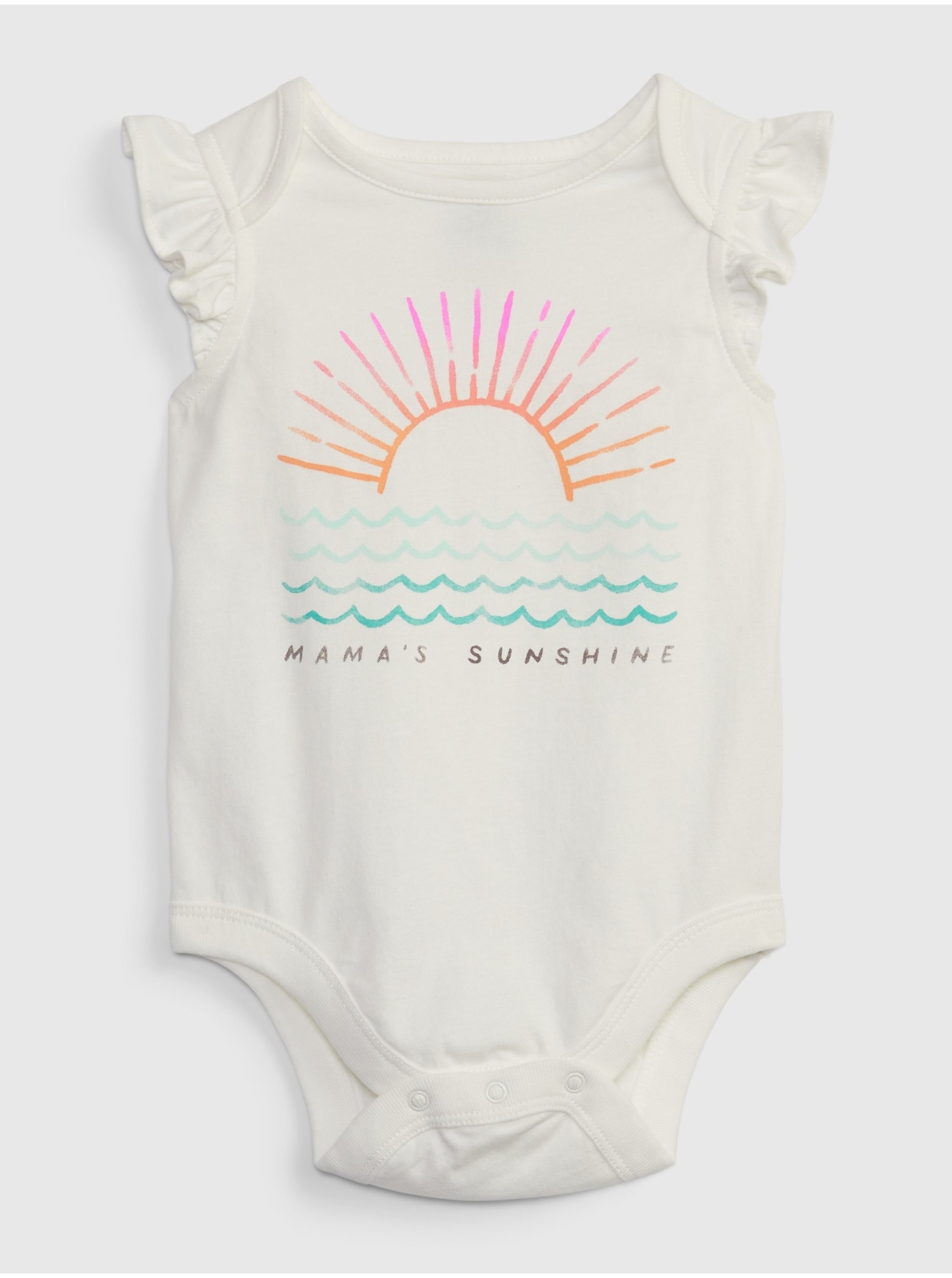 Lacno Biele baby body organic Mama GAP