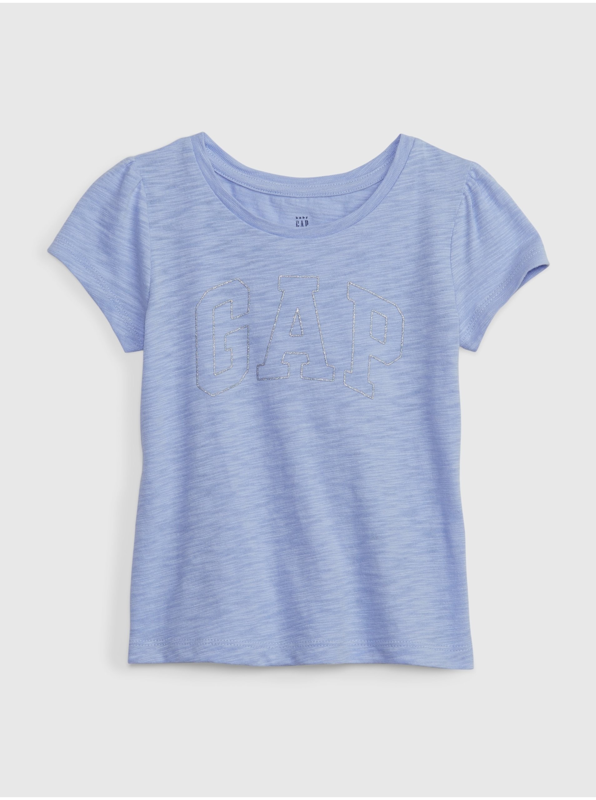 Levně Modré holčičí tričko s logem GAP GAP