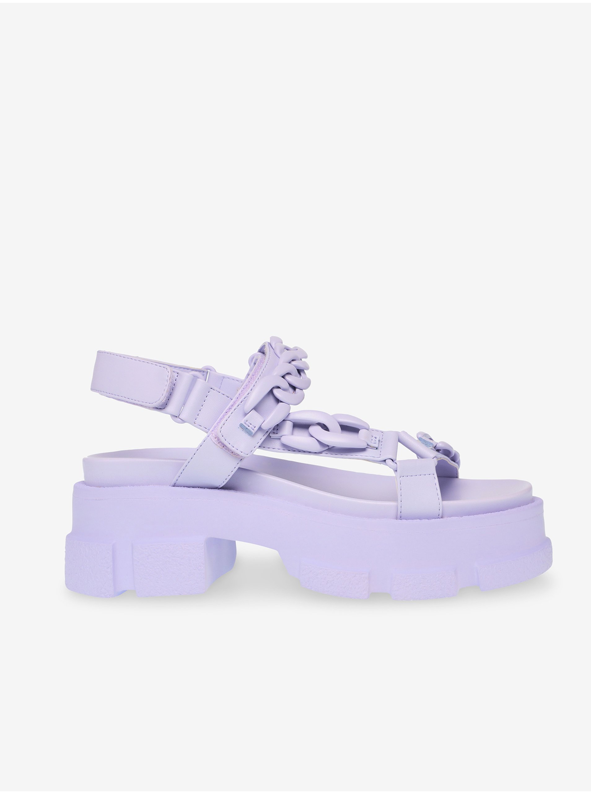 E-shop Světle fialové dámské sandály na platformě Steve Madden Provoke