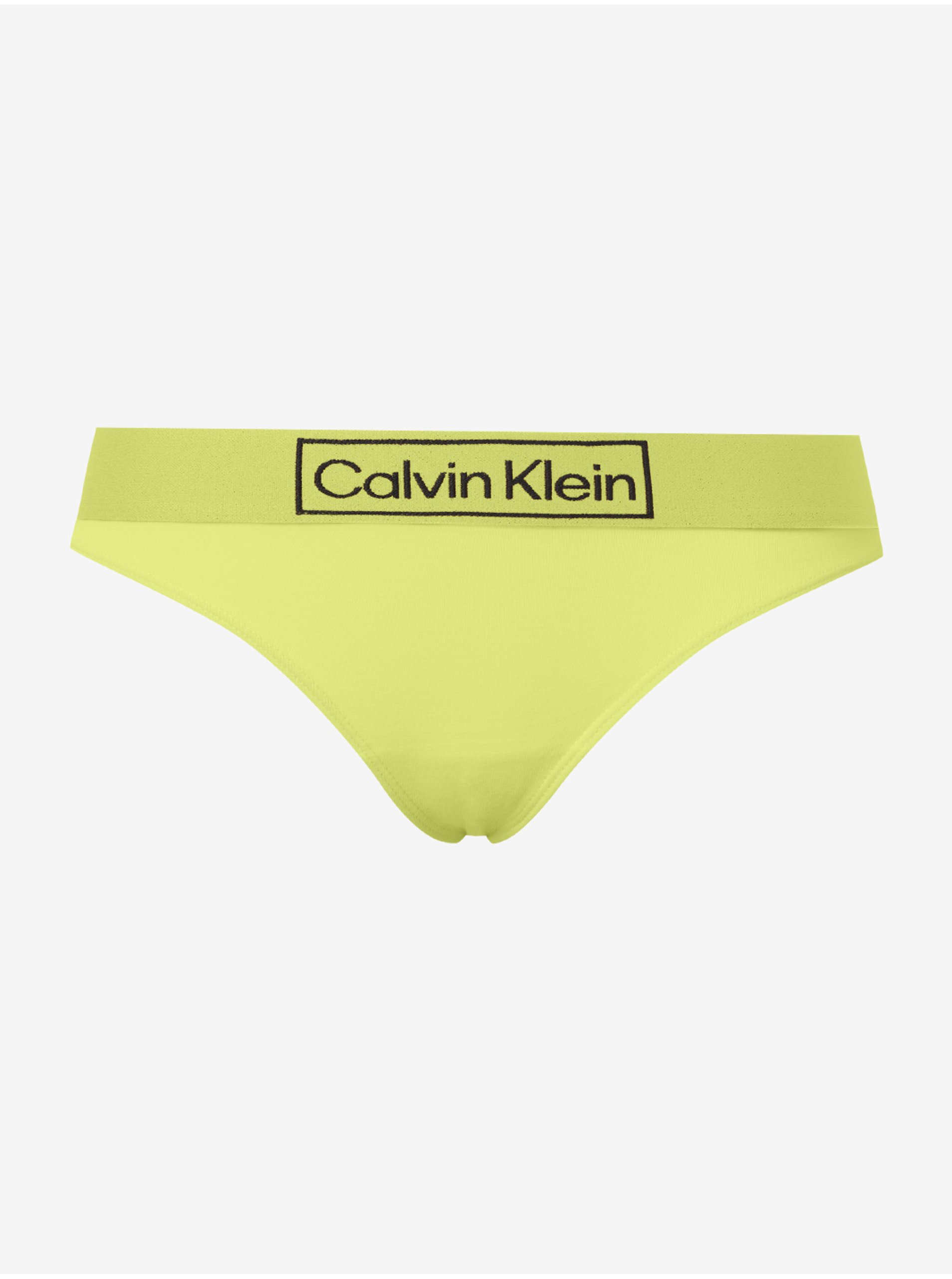 E-shop Nohavičky pre ženy Calvin Klein - neónová zelená