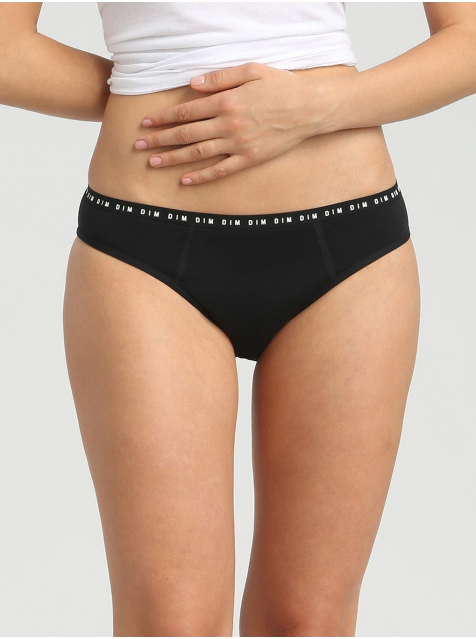 Lacno Čierne nočné aj denné menštruačné nohavičky Bellinda MENSTRUAL SLIP STRONG