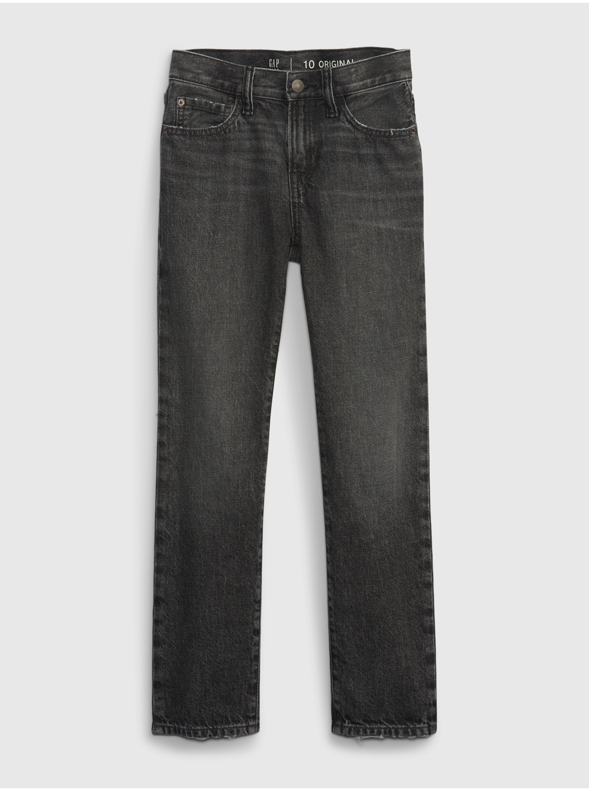 E-shop Černé klučičí džíny original fit Washwell GAP