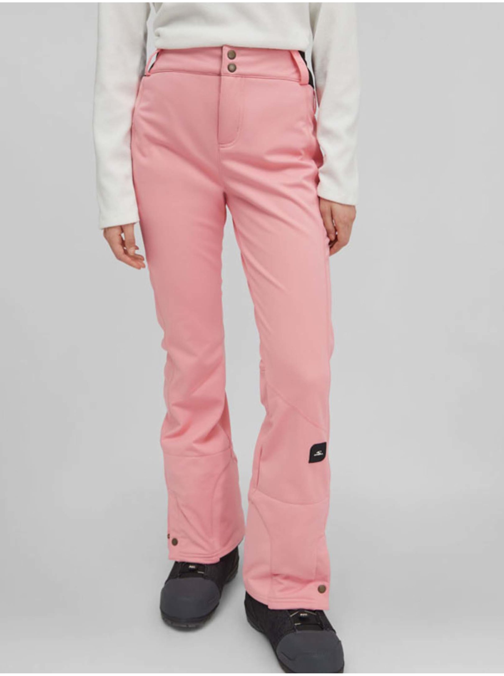 Levně Růžové dámské lyžařské/snowboardové kalhoty O'Neill BLESSED PANTS