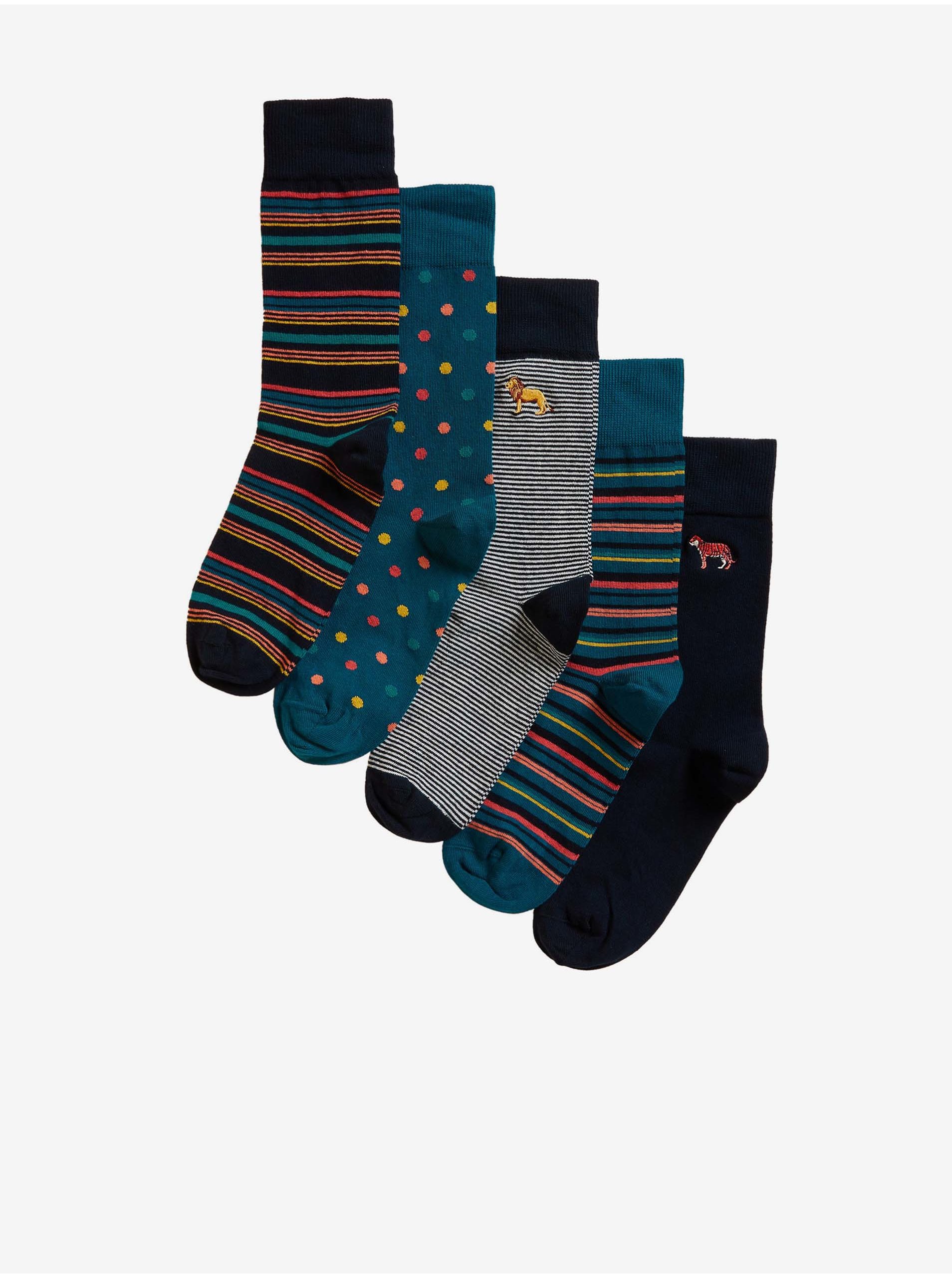 Lacno 5 párov rôznych druhov ponožiek s technológiou Cool & Fresh™ Marks & Spencer viacfarebné