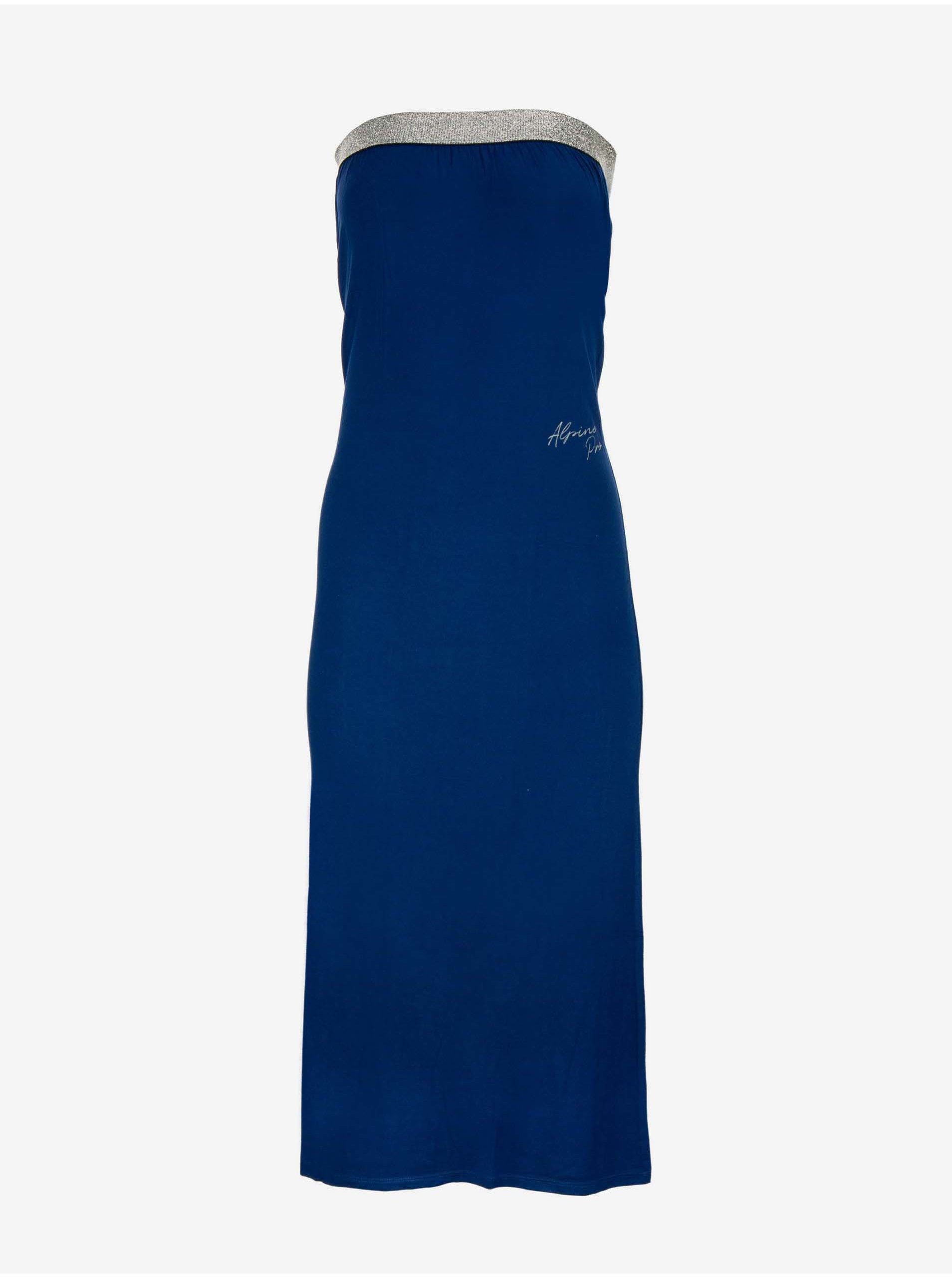 Levně Tmavě modrá dámská sukně ALPINE PRO BELLANA