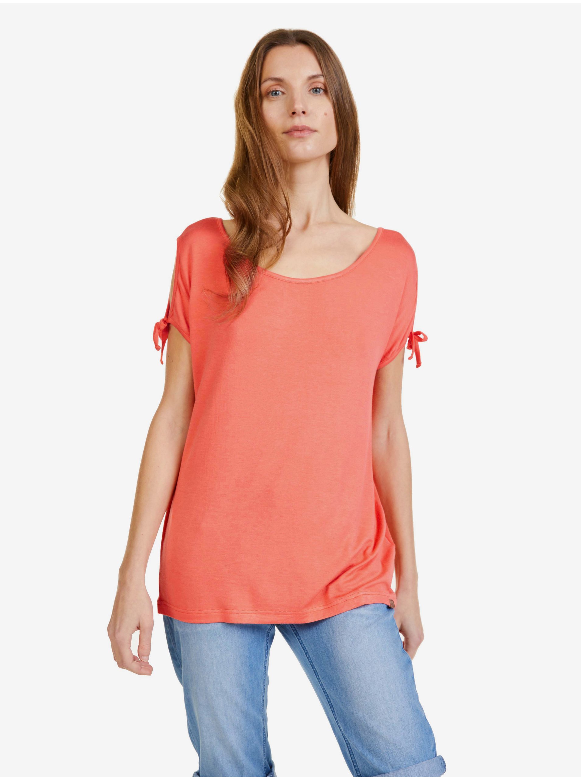 E-shop Korálové dámské tričko SAM 73 Felicia