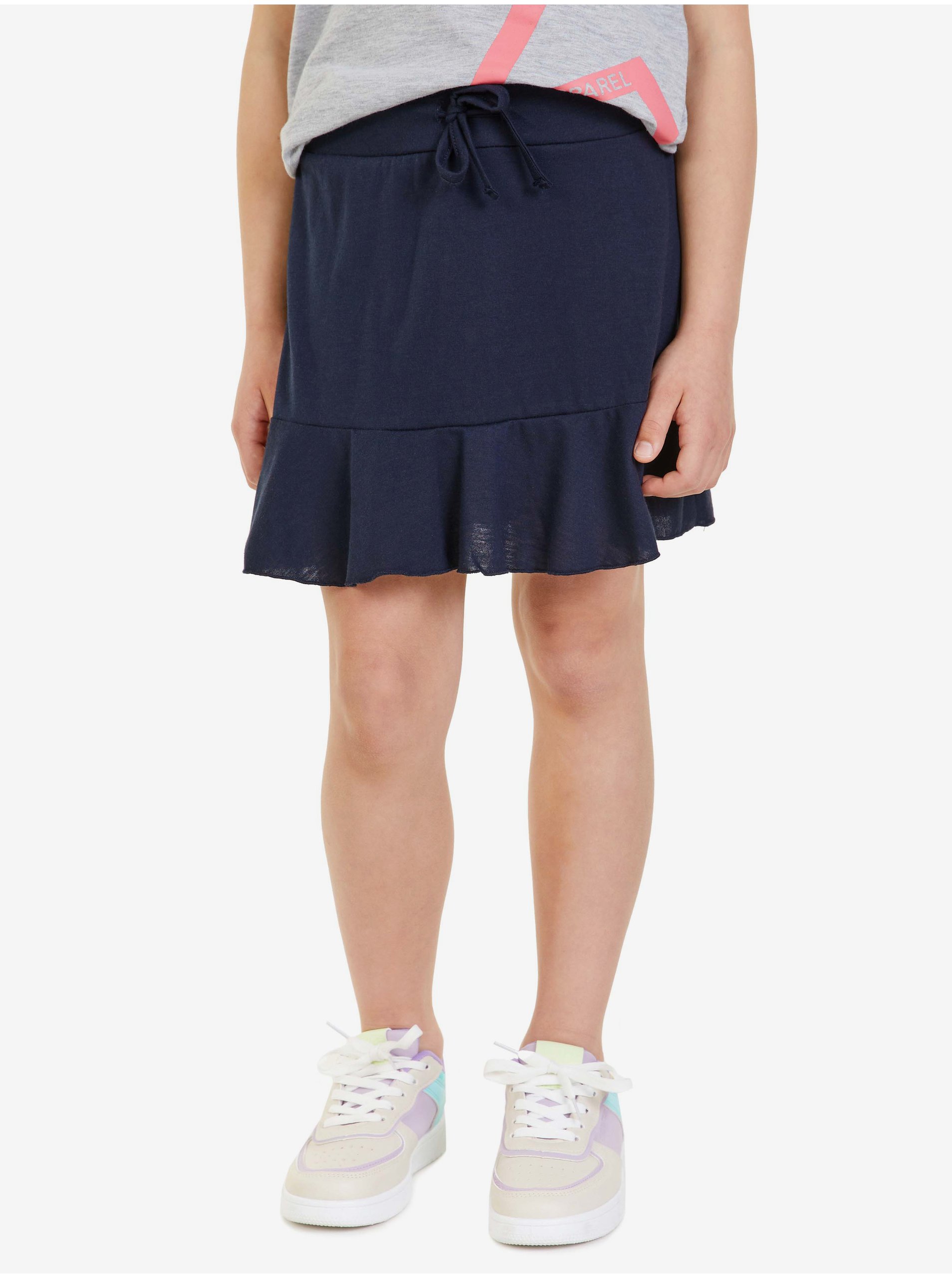 E-shop Tmavě modrá dívčí sukně SAM 73 Arielle