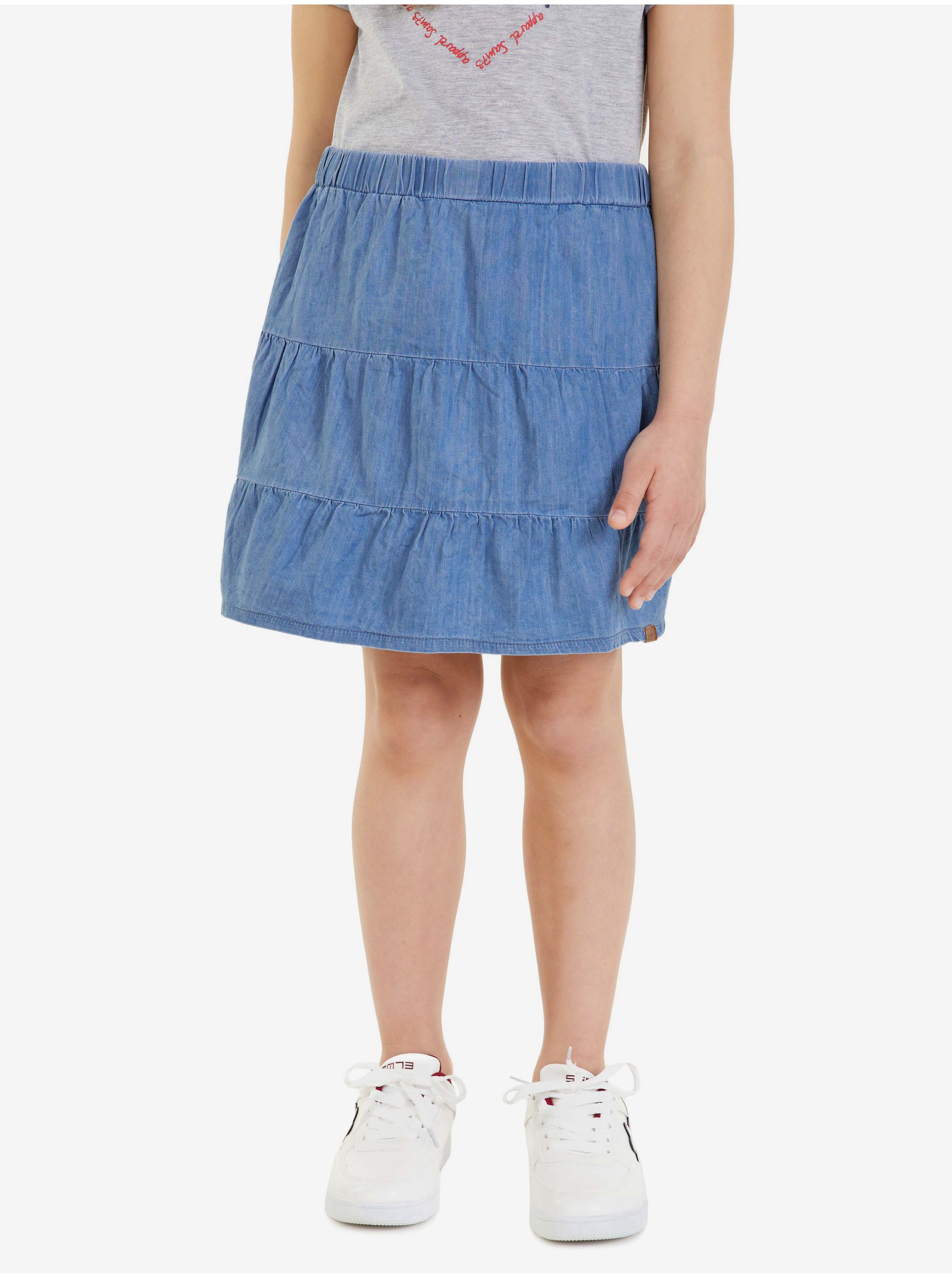 E-shop Modrá dívčí džínová sukně SAM 73 Nylah