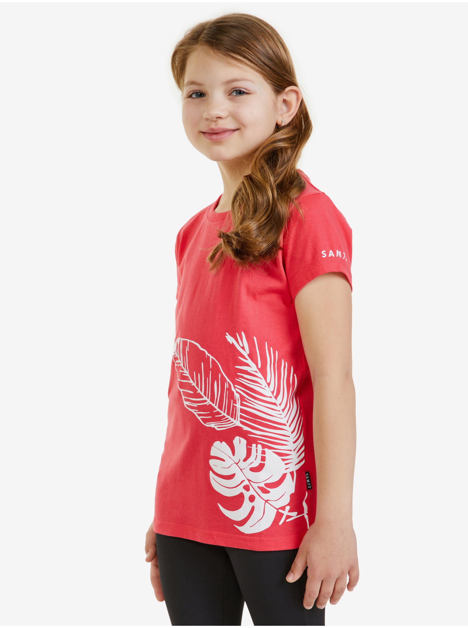 Levně Korálové holčičí tričko SAM 73 Stephanie