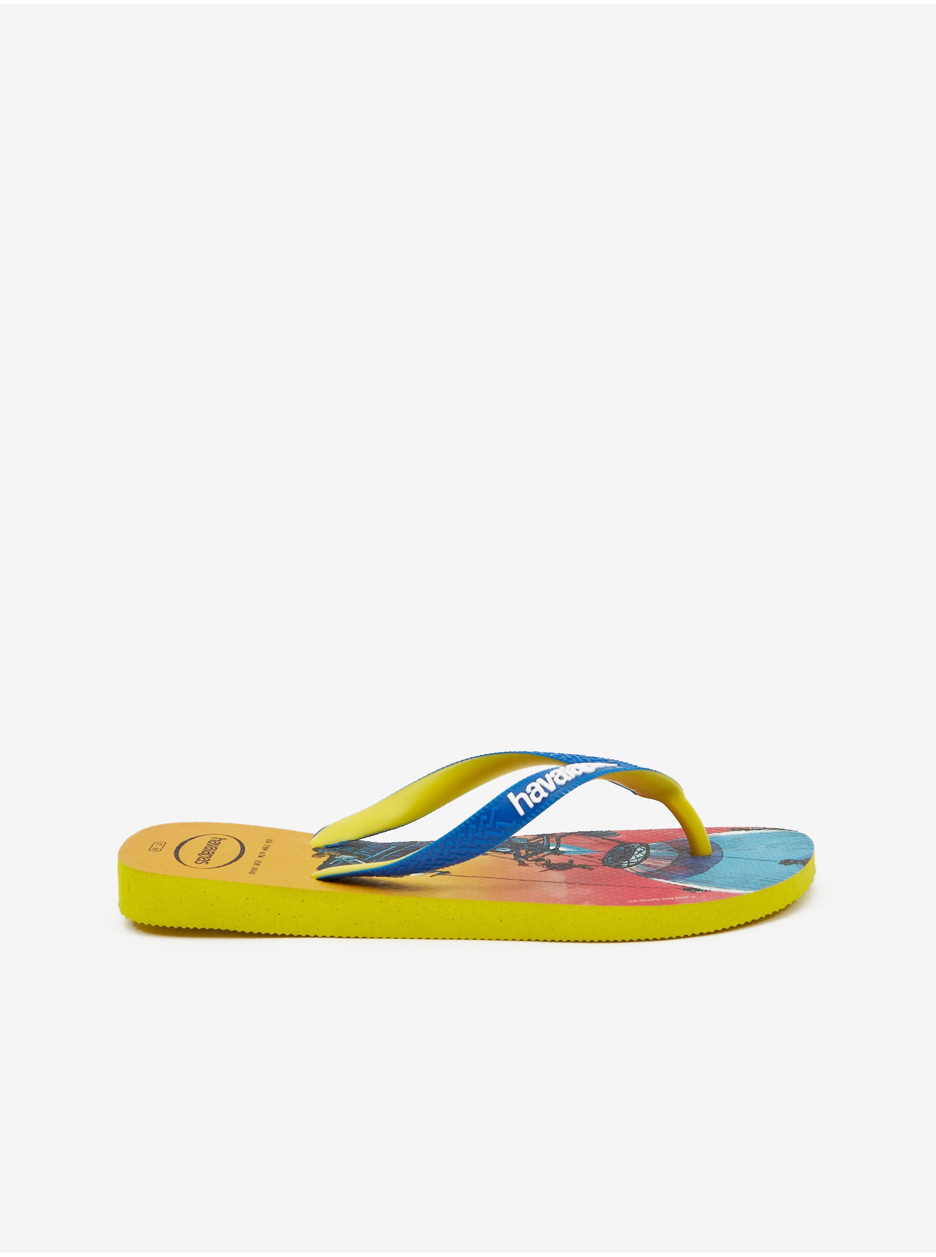 Lacno Sandále, papuče pre mužov Havaianas - žltá, modrá