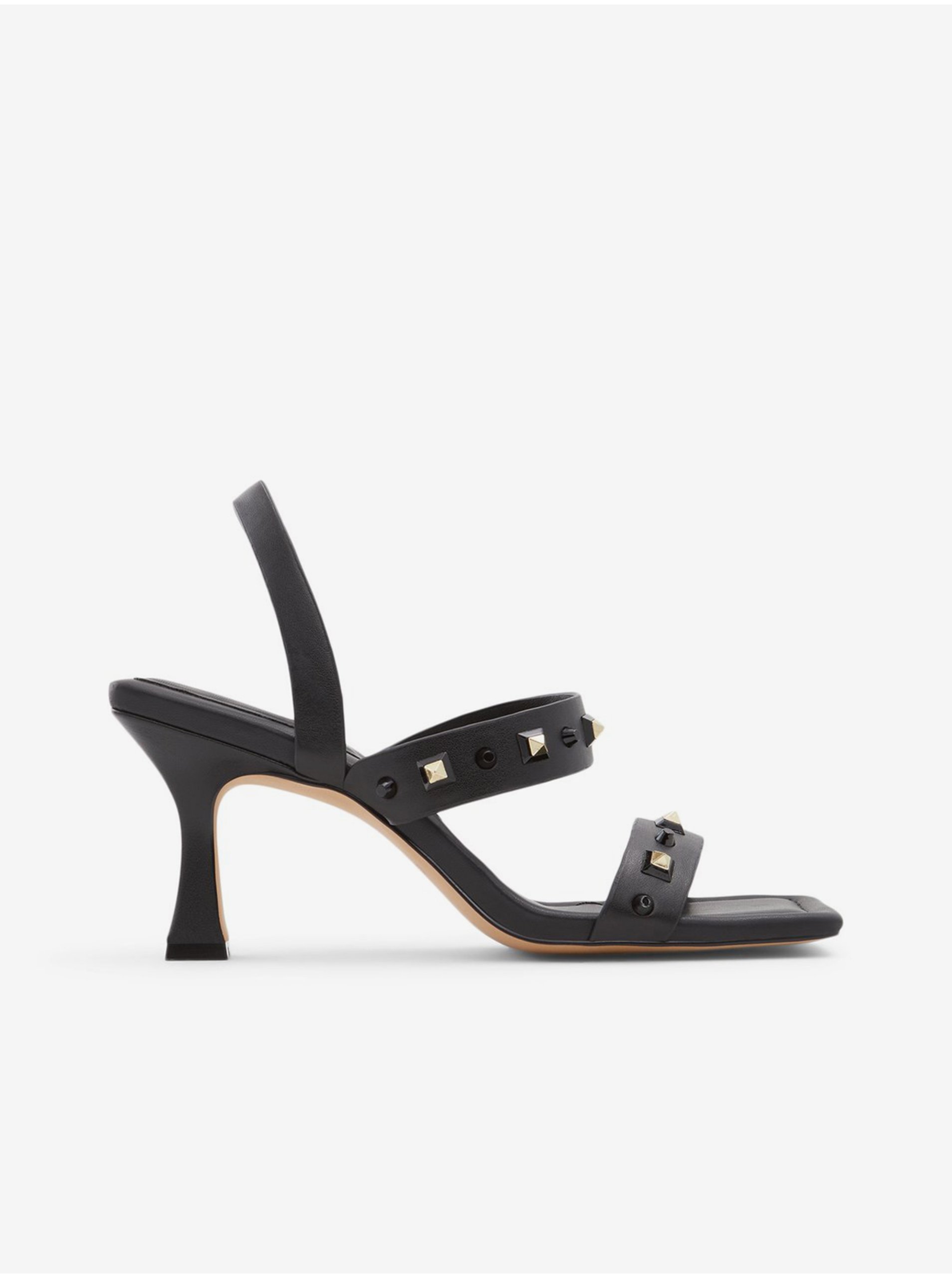 Lacno Čierne dámske sandále na podpätku ALDO Louella
