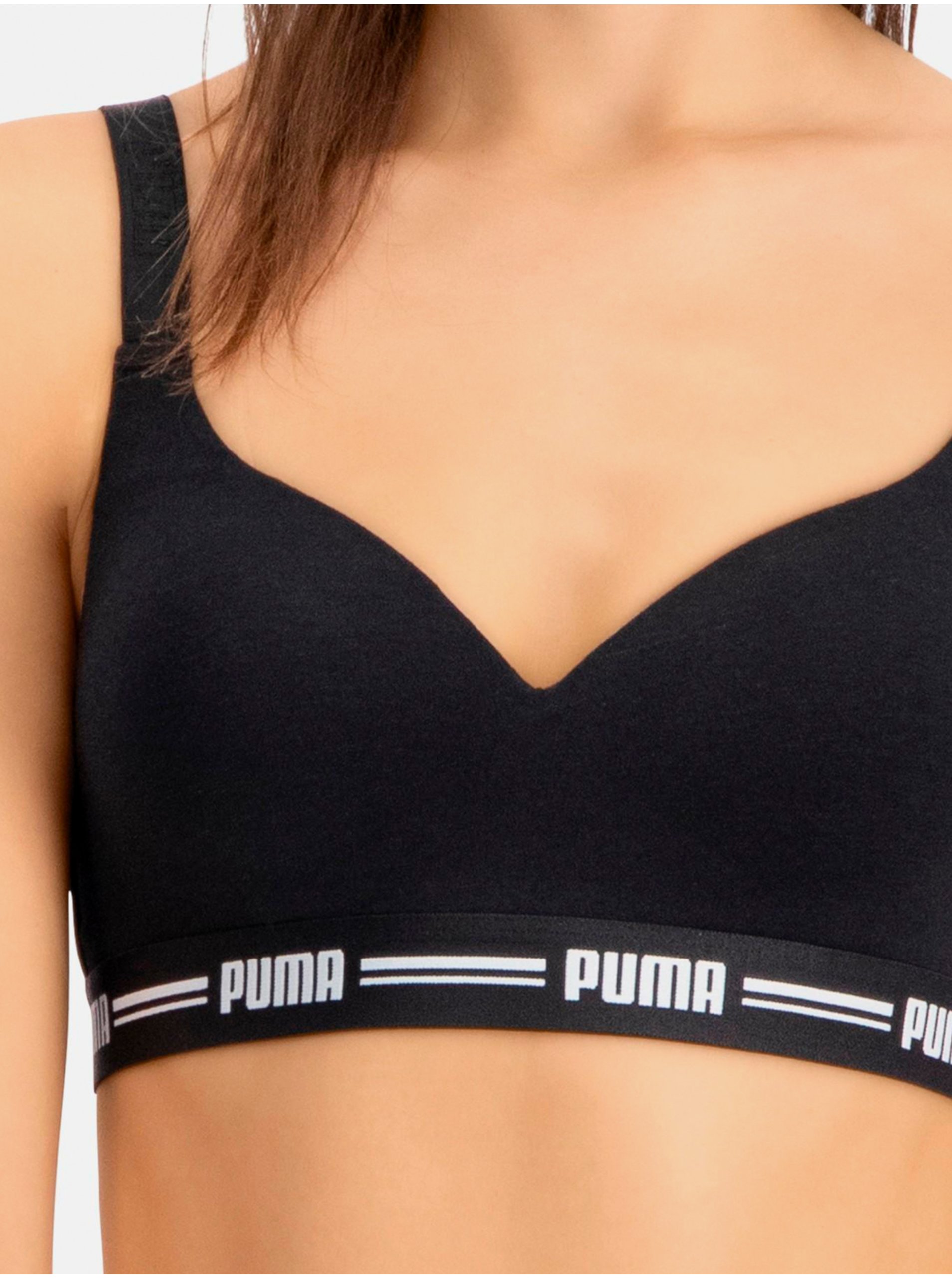 E-shop Černá sportovní podprsenka Puma