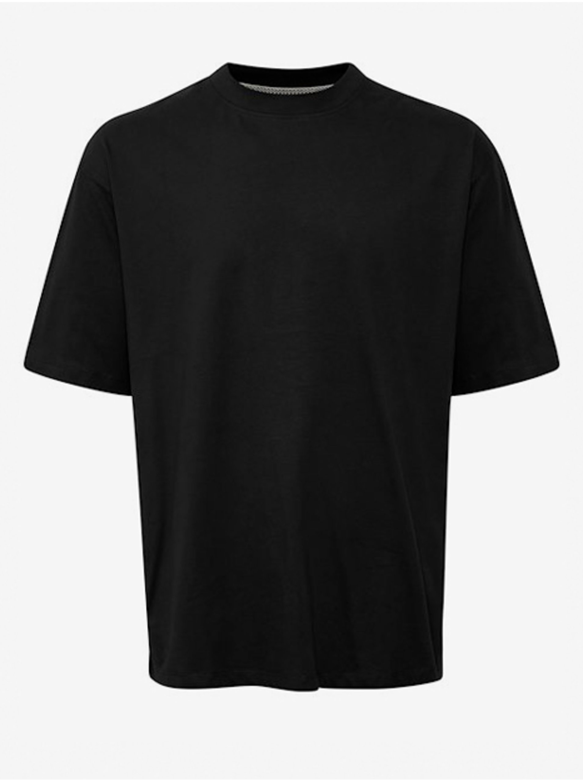 Lacno Čierne basic tričko s krátkym rukávom Blend