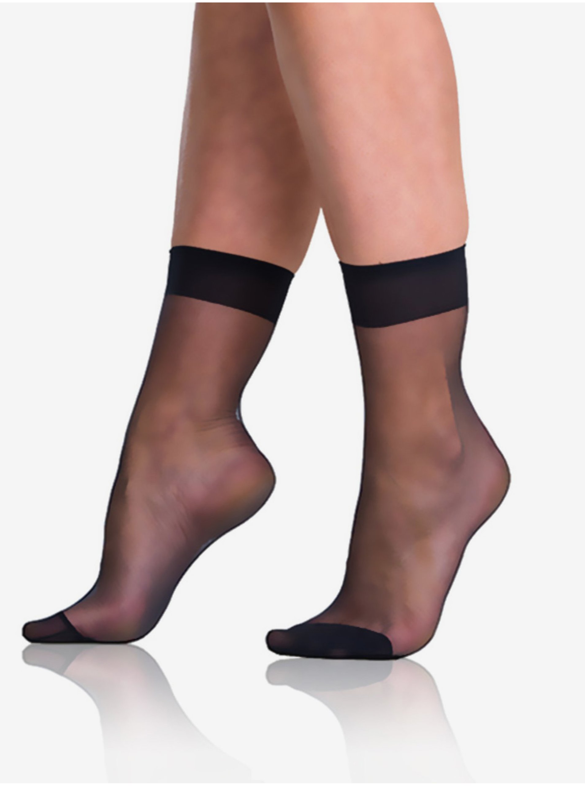 E-shop Černé silonkové ponožky Bellinda FLY SOCKS