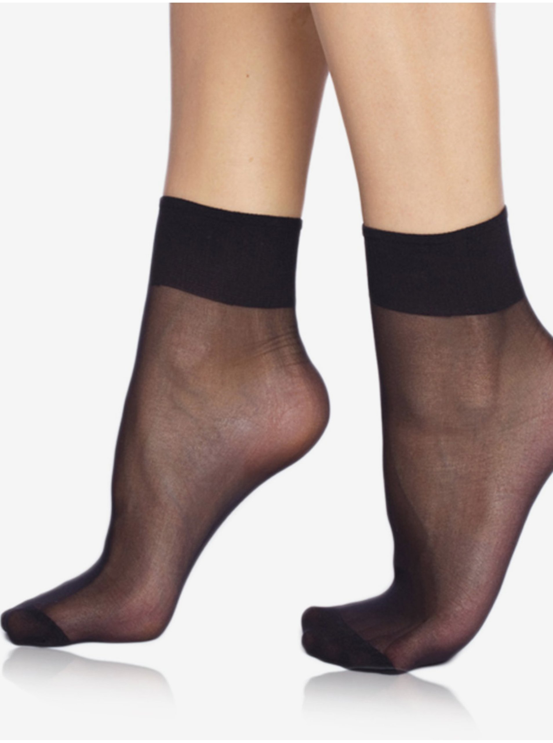 E-shop Sada dvou párů silonkových matných ponožek v černé barvě Bellinda DIE PASST SOCKS