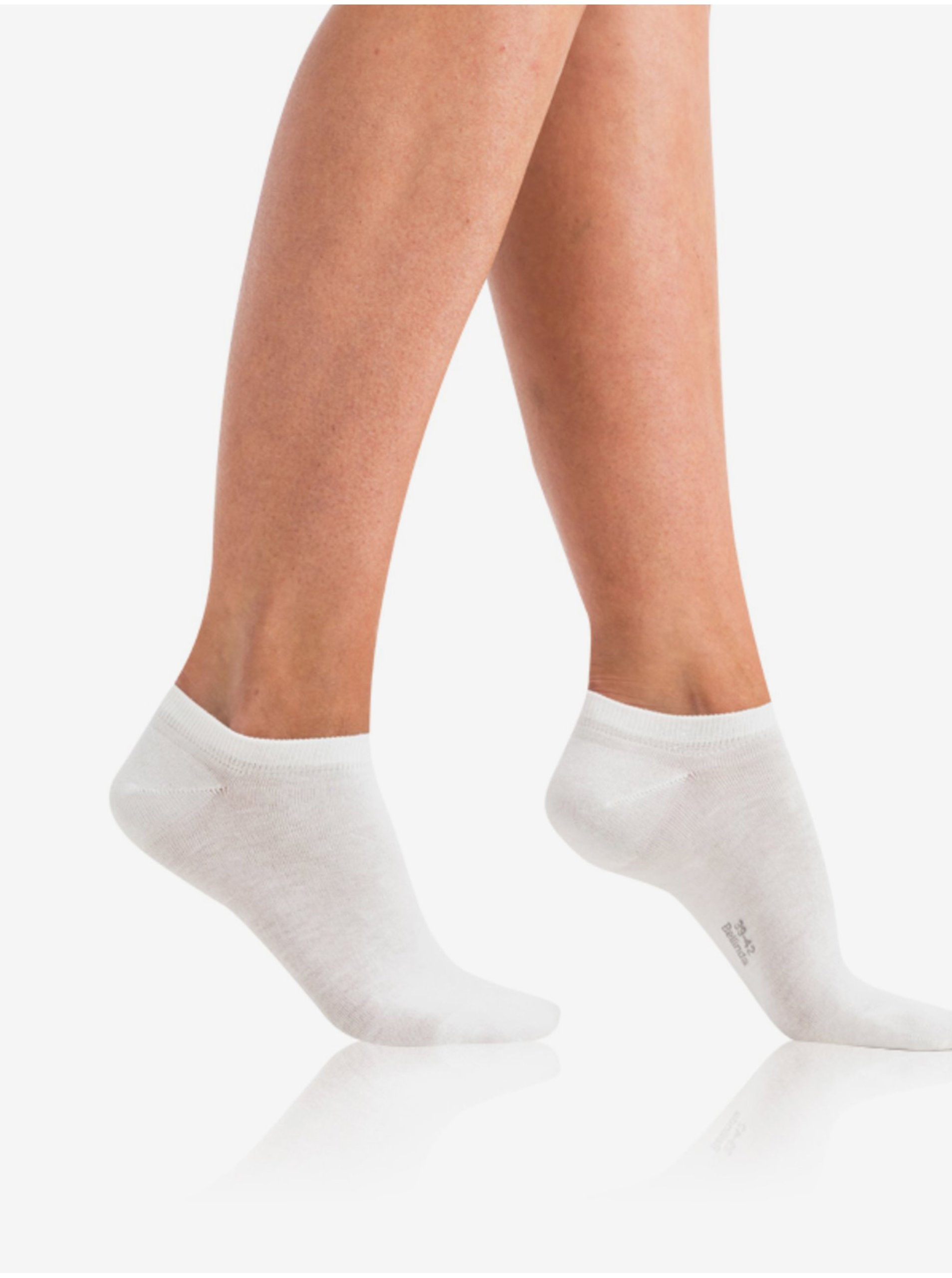 Levně Bílé dámské ponožky Bellinda GREEN ECOSMART IN-SHOE SOCKS