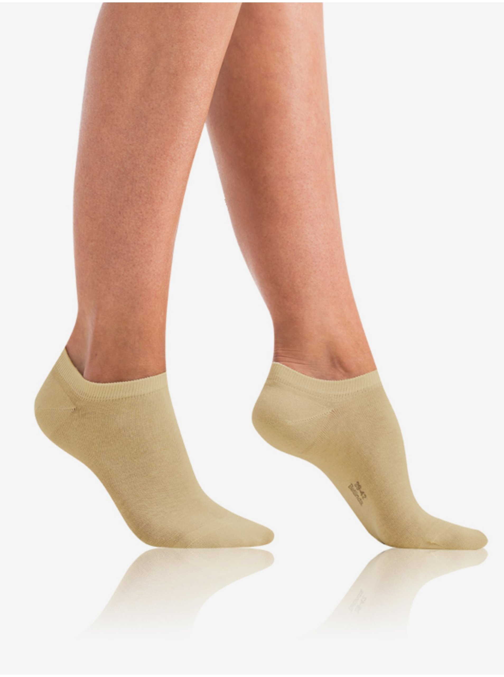 Levně Béžové dámské ponožky Bellinda GREEN ECOSMART IN-SHOE SOCKS