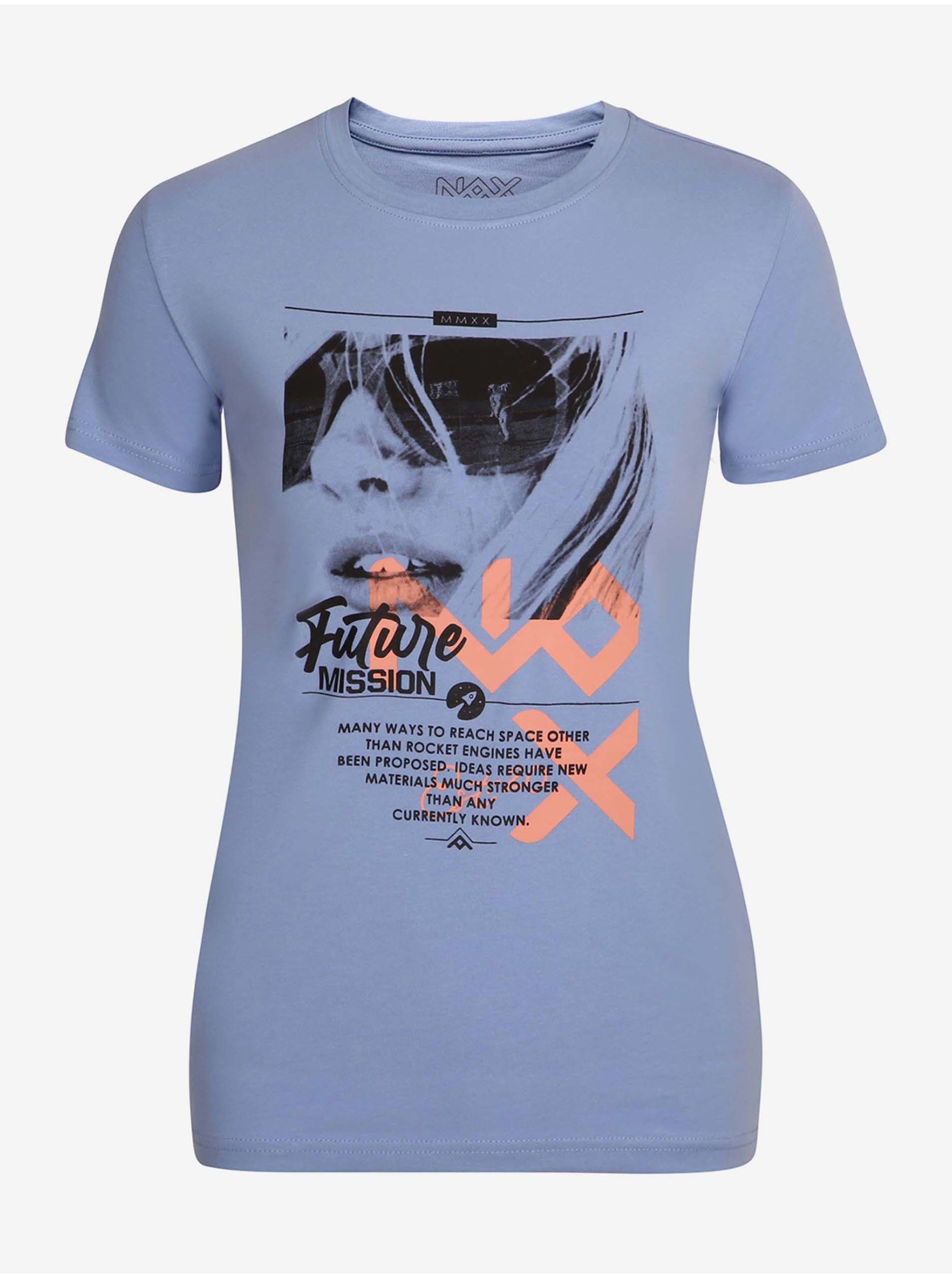 E-shop Fialové dámské tričko NAX SEDOLA