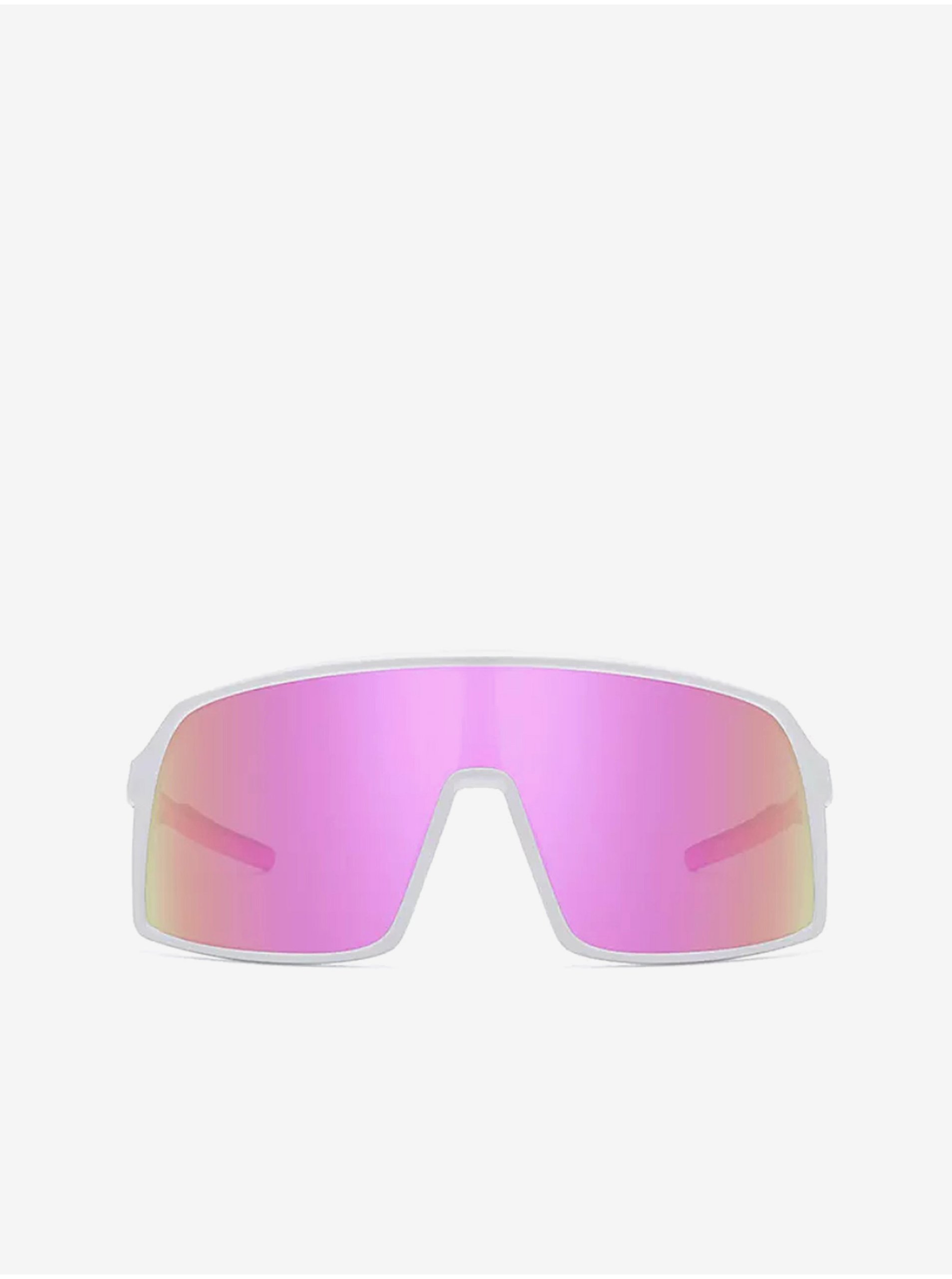 Levně Růžové dámské polarizační sportovní sluneční brýle VeyRey Raziel