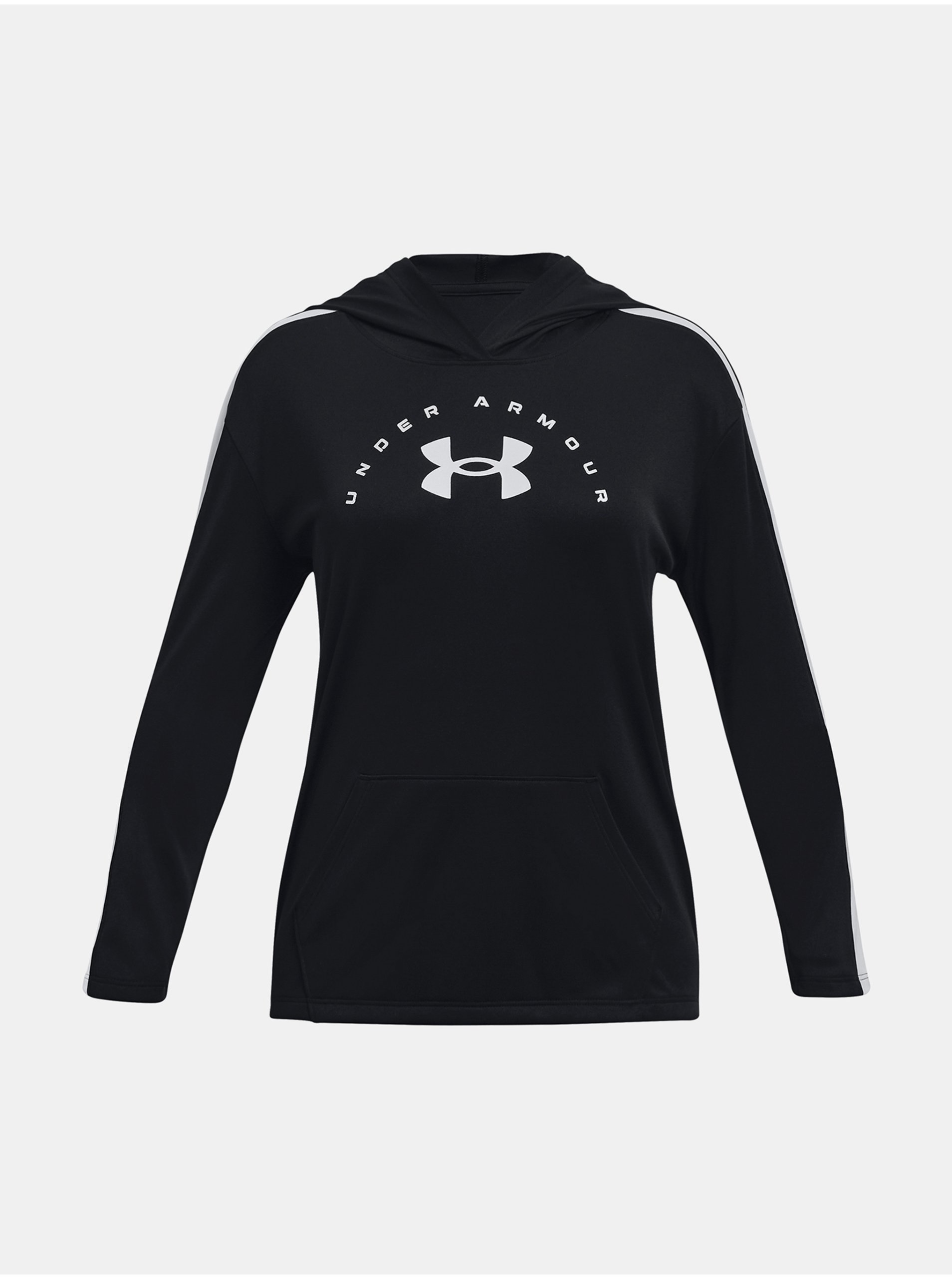 Lacno Mikina Under Armour Tech Graphic LS Hoodie-BLK