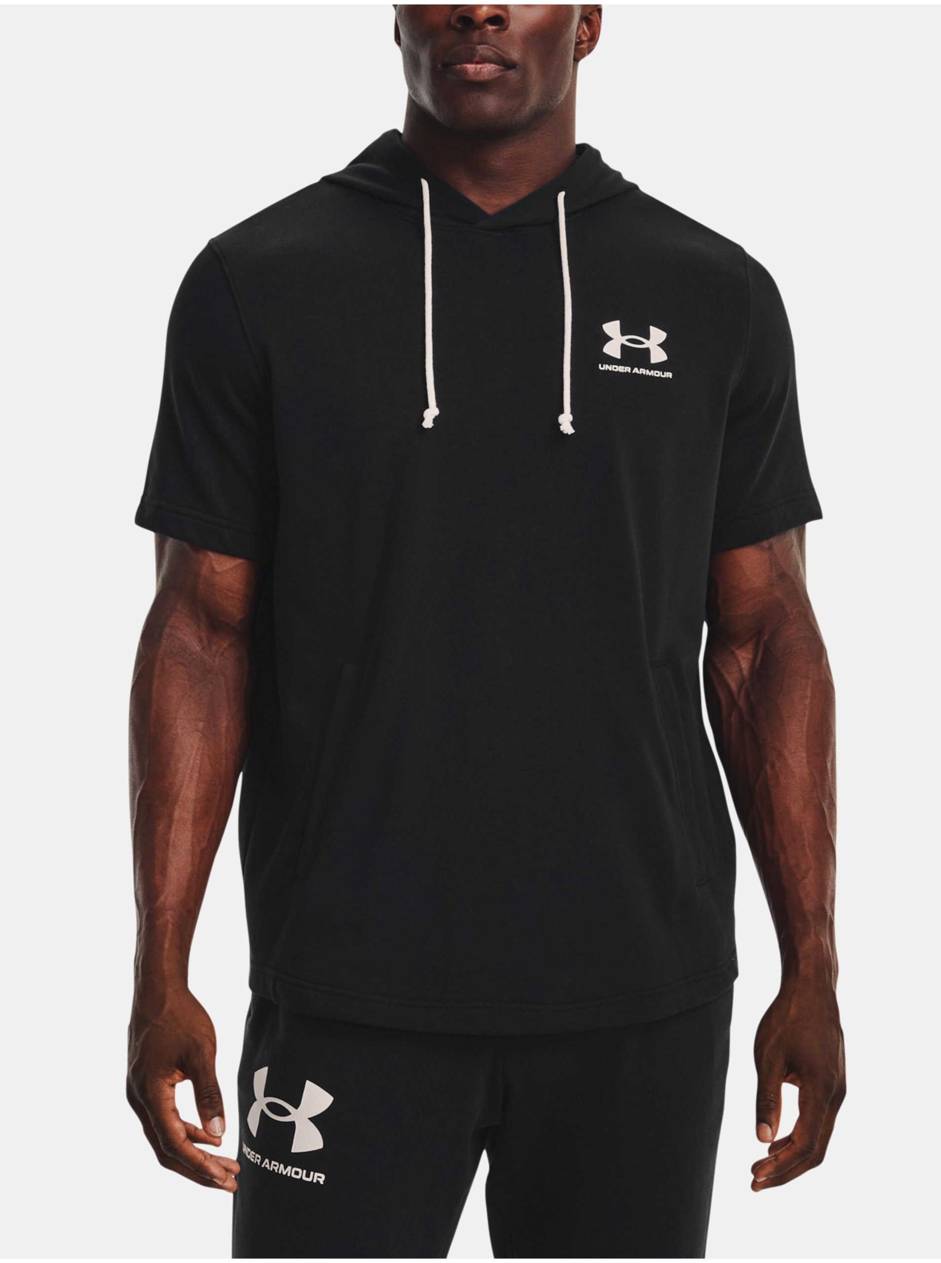 Levně Mikina Under Armour UA Rival Terry LC SS HD-BLK