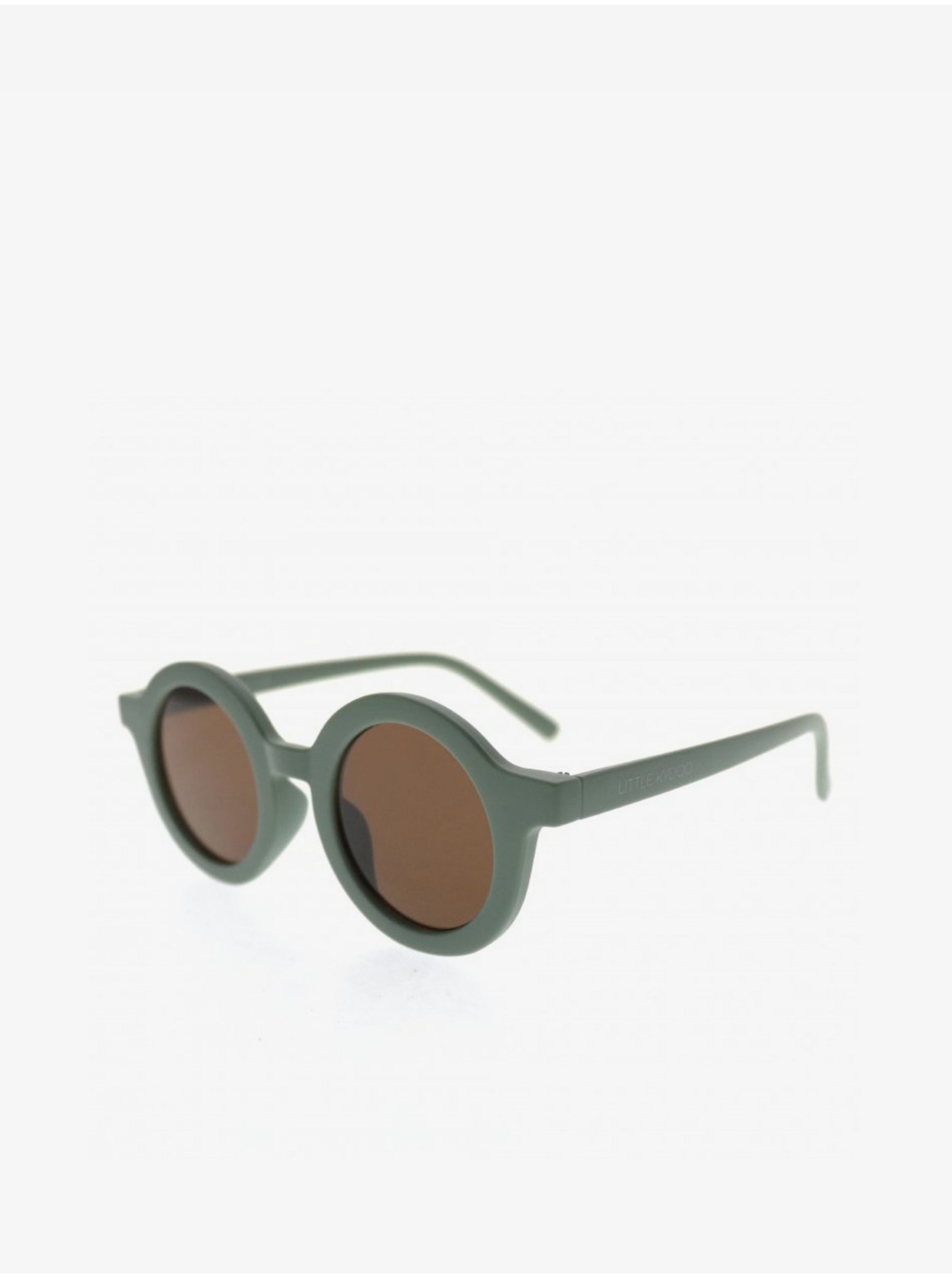 Levně Zelené dětské sluneční brýle Little Kydoo Model I (4-7 let)